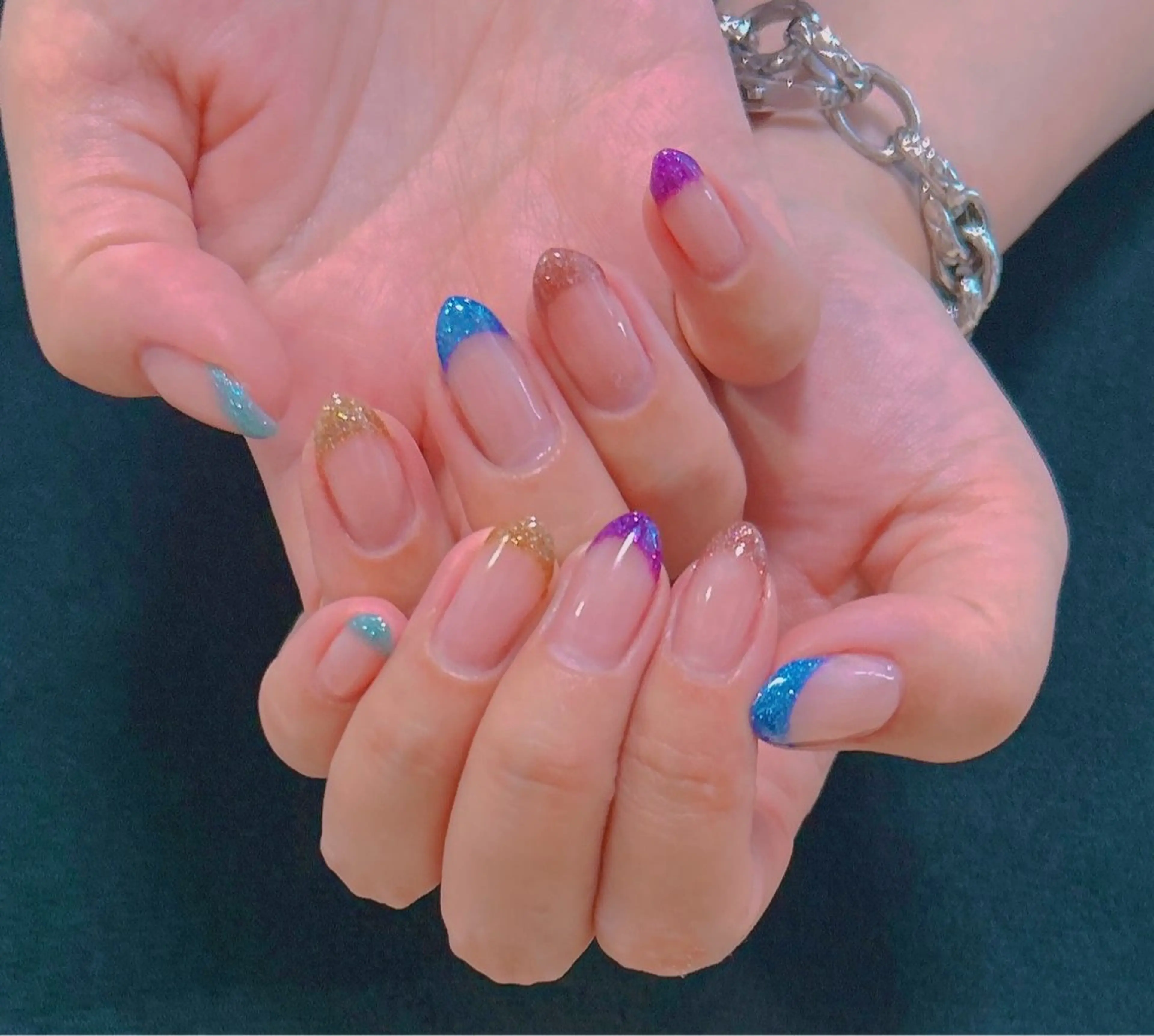 ネイル フレンチネイル MYu Beauty Salon YURIのネイルデザイン