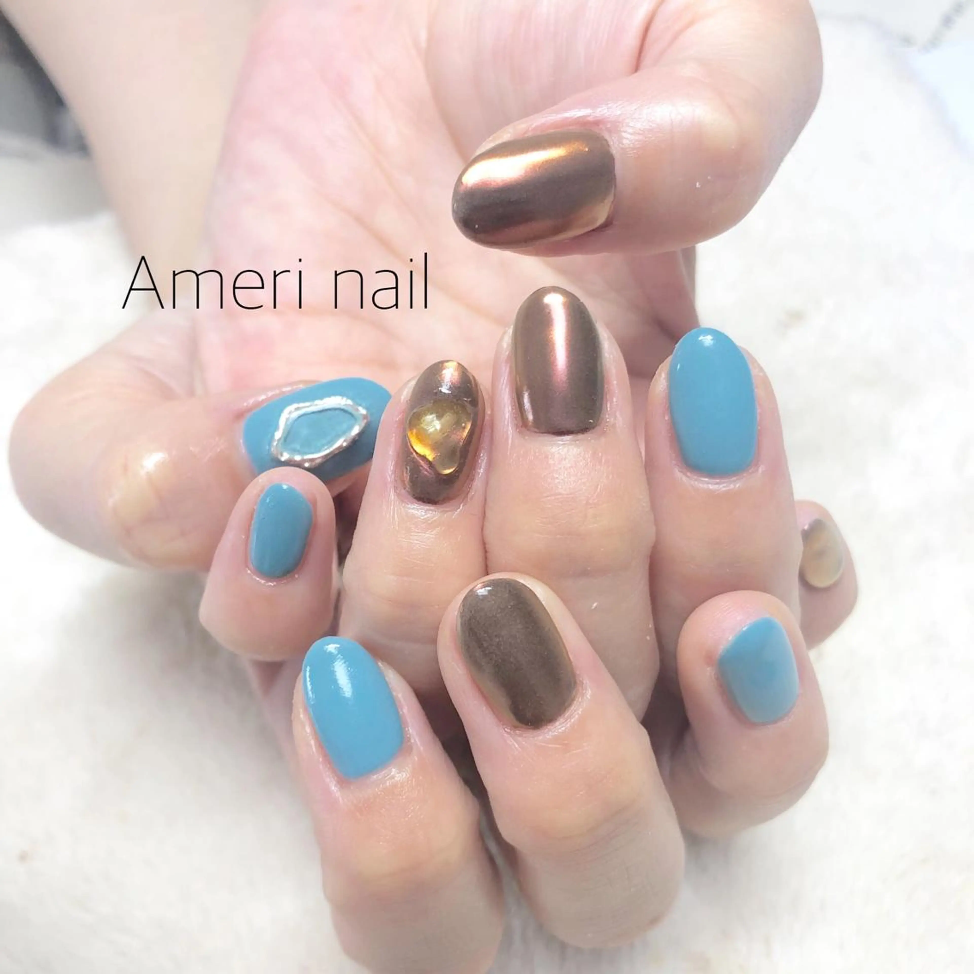 ネイル ハンドネイル Ameri nail /UKIのネイルデザイン