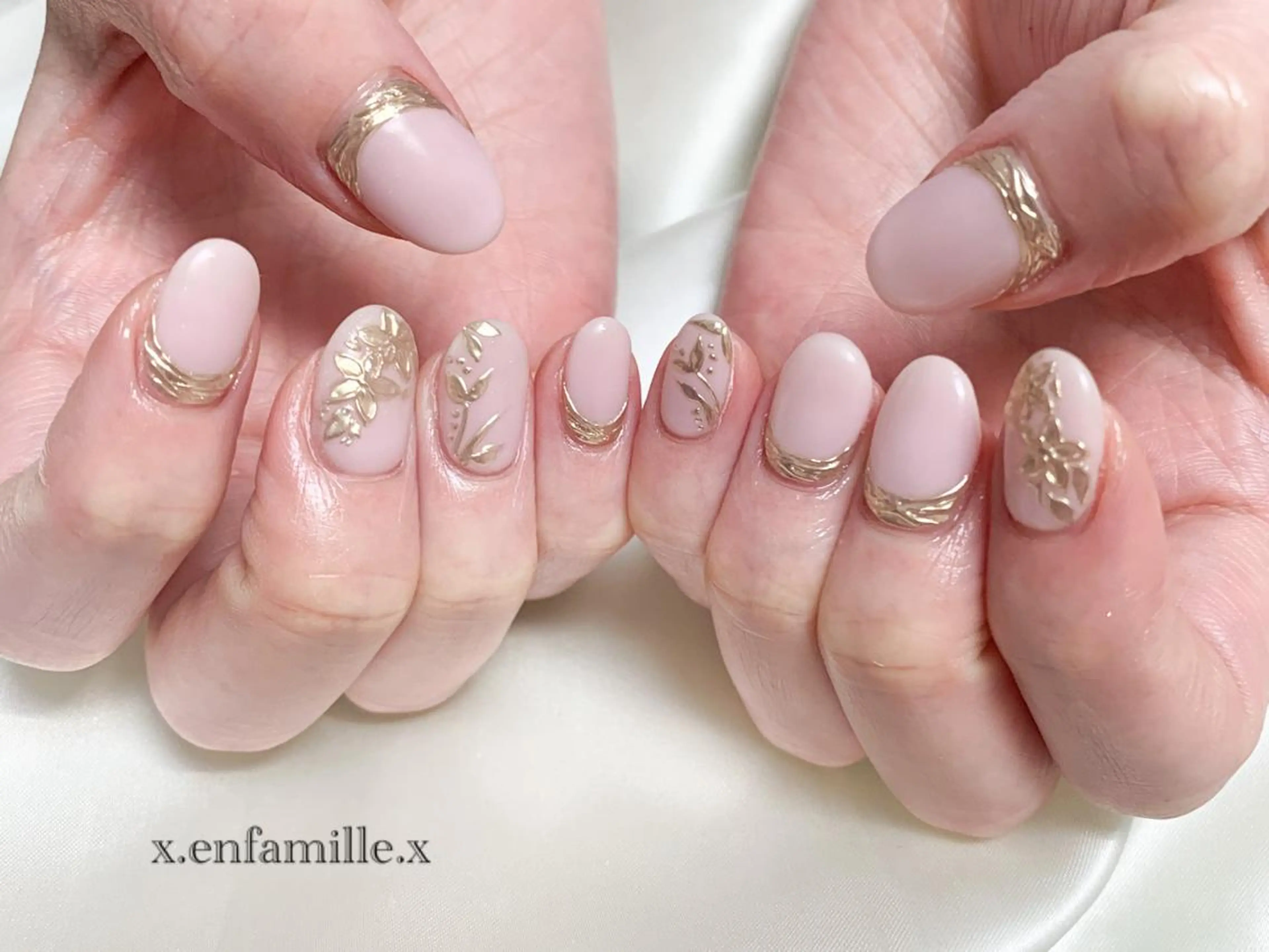 ネイル ハンドネイル nail salon en familleのネイルデザイン