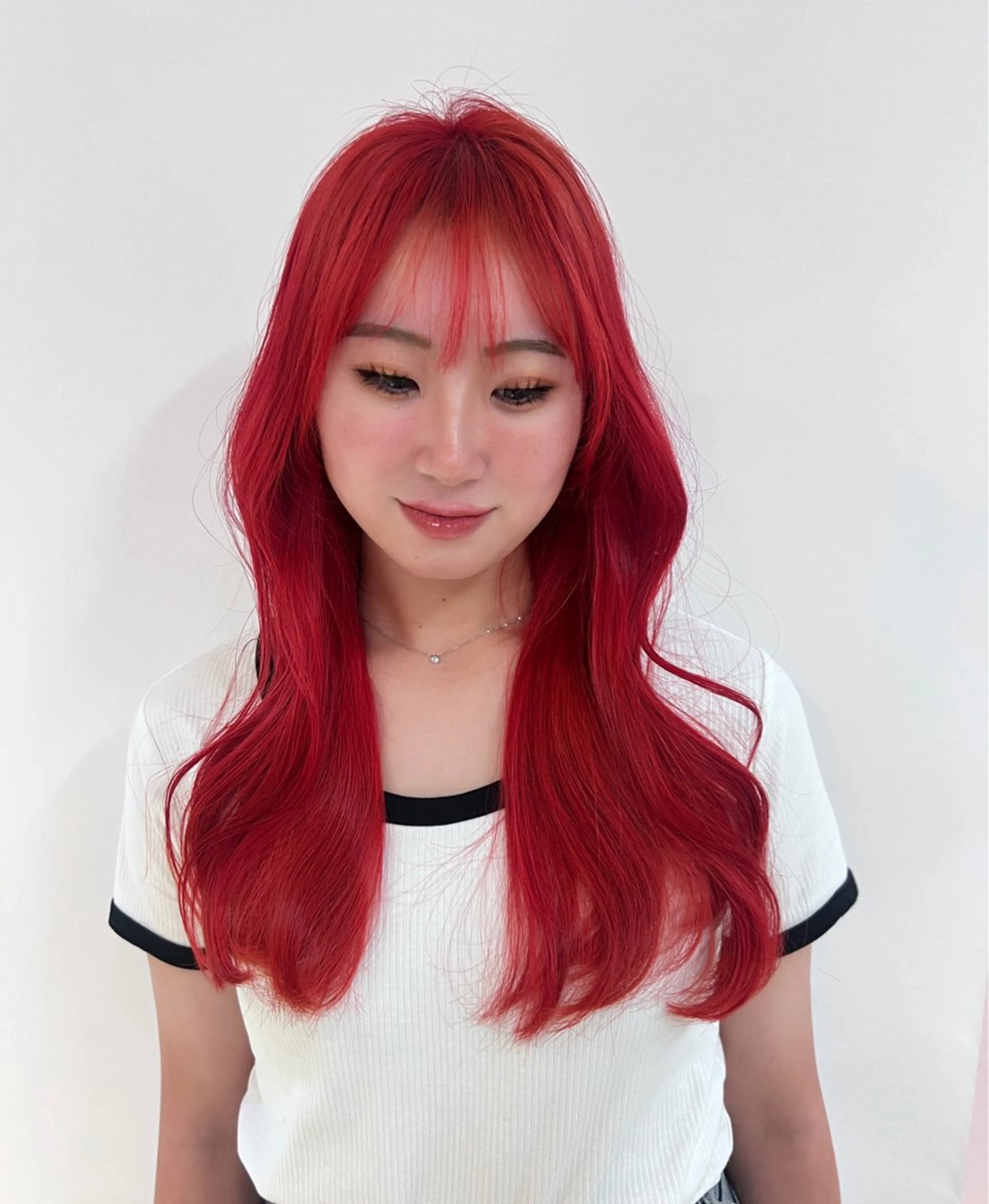 ロング 海外風レイヤー🎀 新宿MOMOKA🍑のヘアスタイル