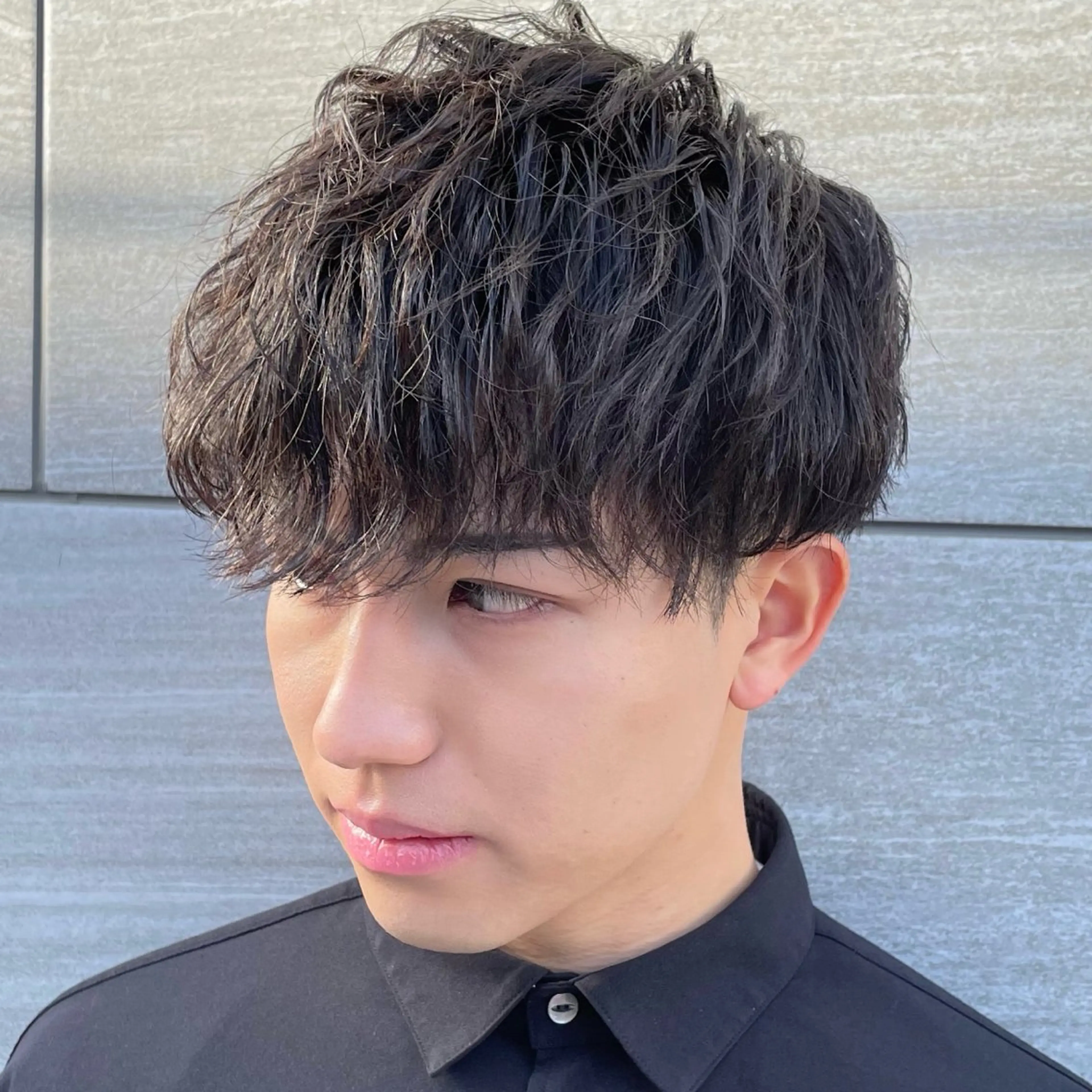 ショート パーマ メンズ メンズパーマ ツイストスパイラルパーマ スパイラルパーマ メンズ専門美容師✂︎ 大庭勝己のヘアスタイル