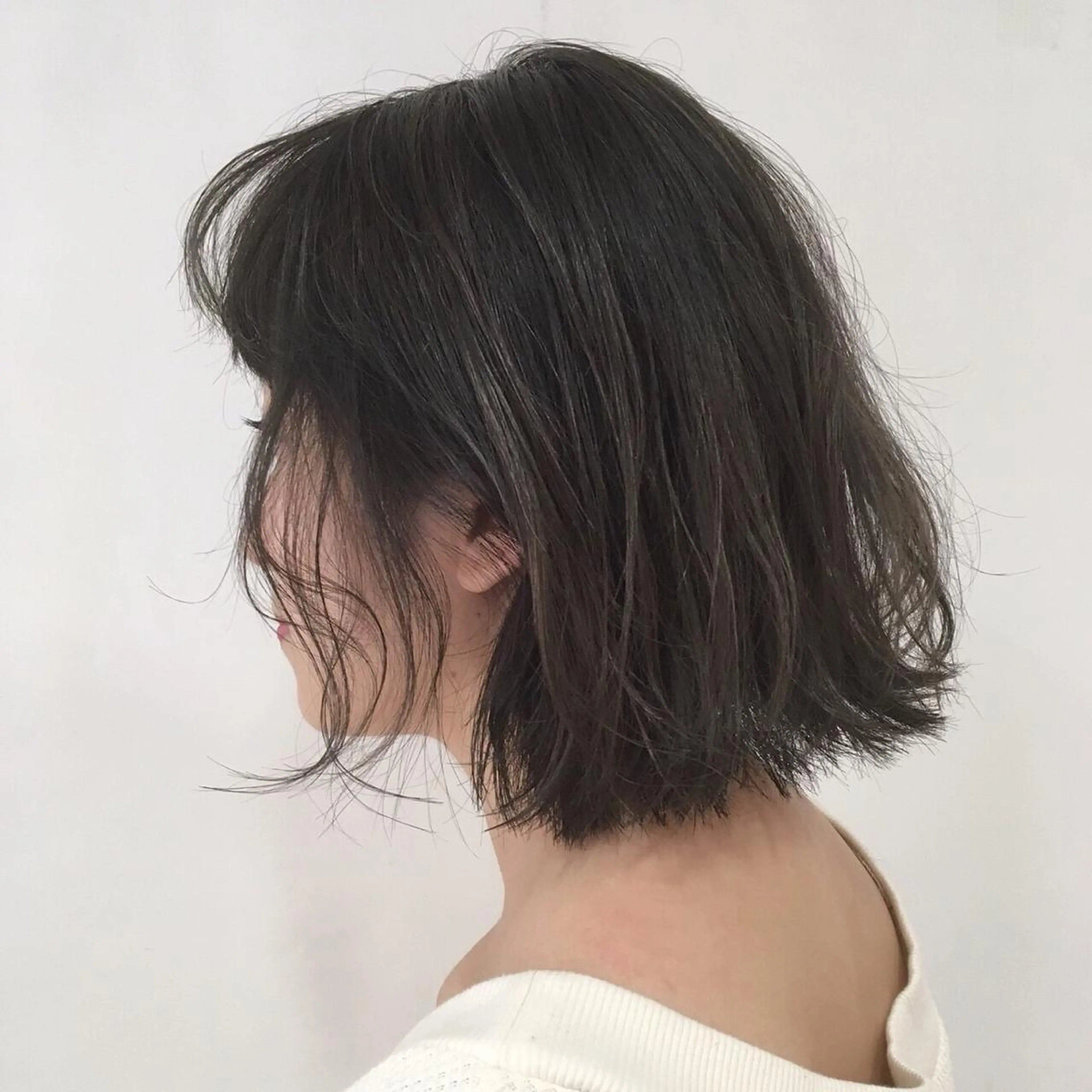 ミディアム GLROW haruhiのヘアスタイル