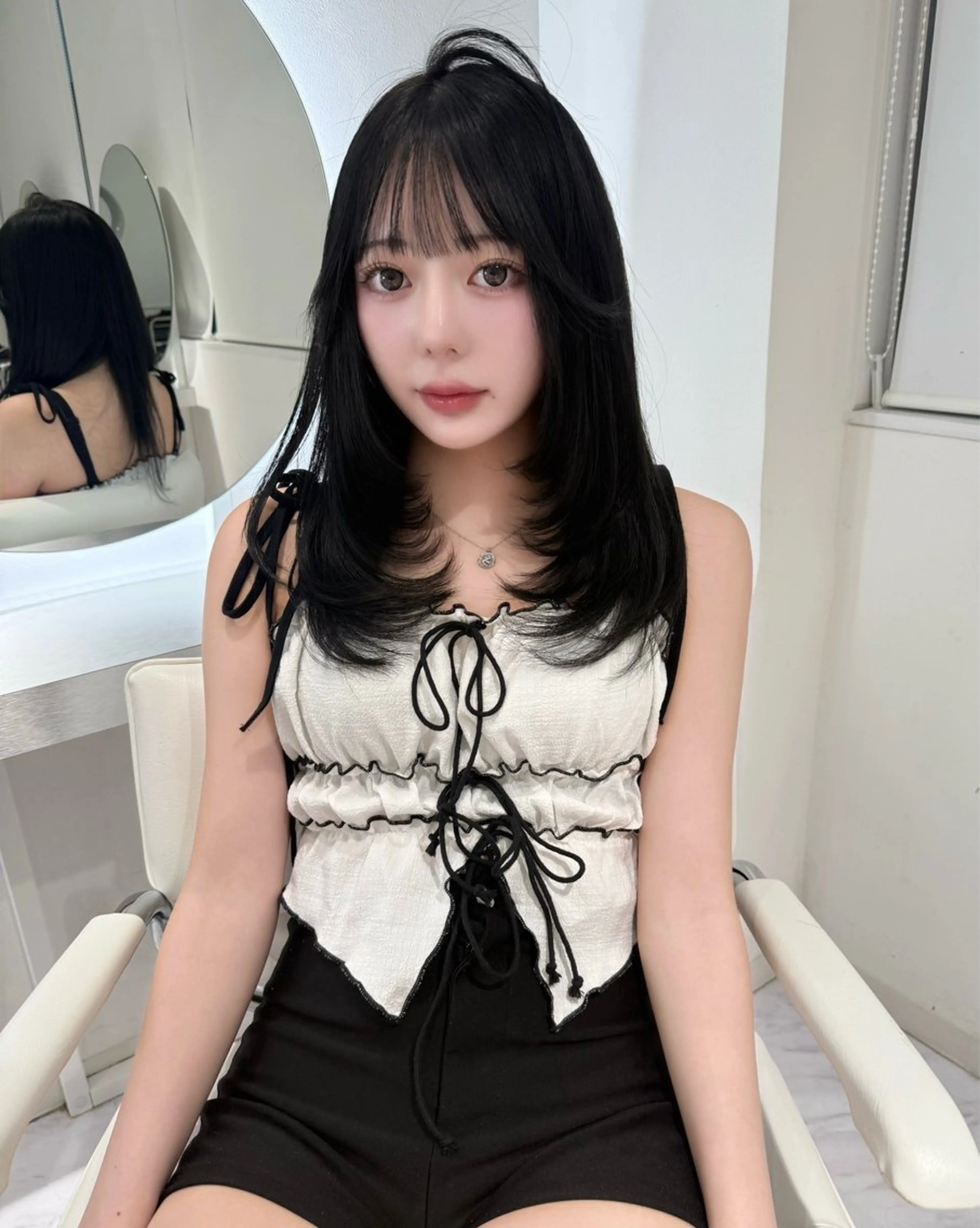 セミロング レイヤーカット レイヤーカット🫧 🎀Tomoka🎀のヘアスタイル