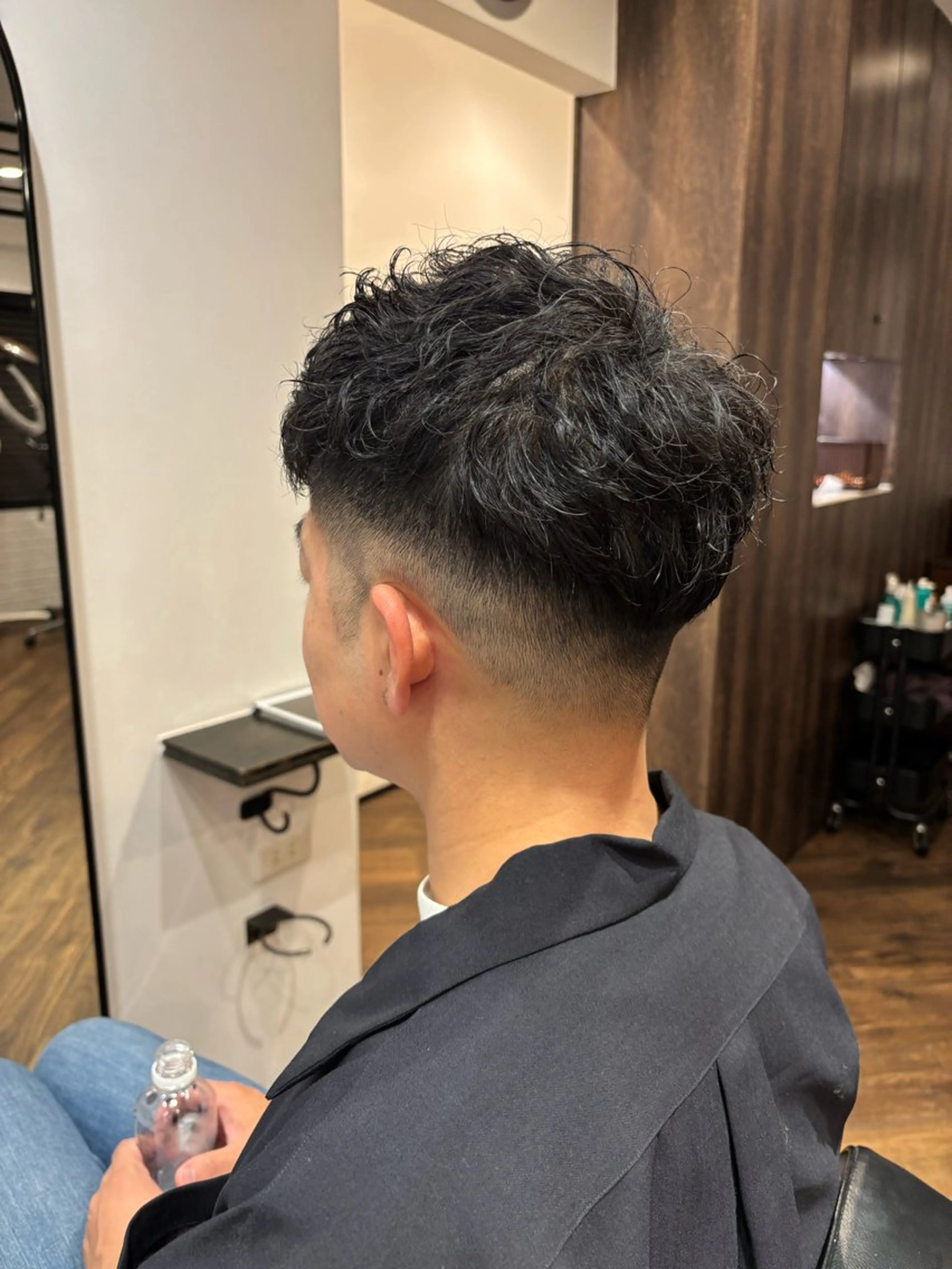 メンズ メンズパーマ カット パーマ メンズパーマ/ 上原琉介のヘアスタイル