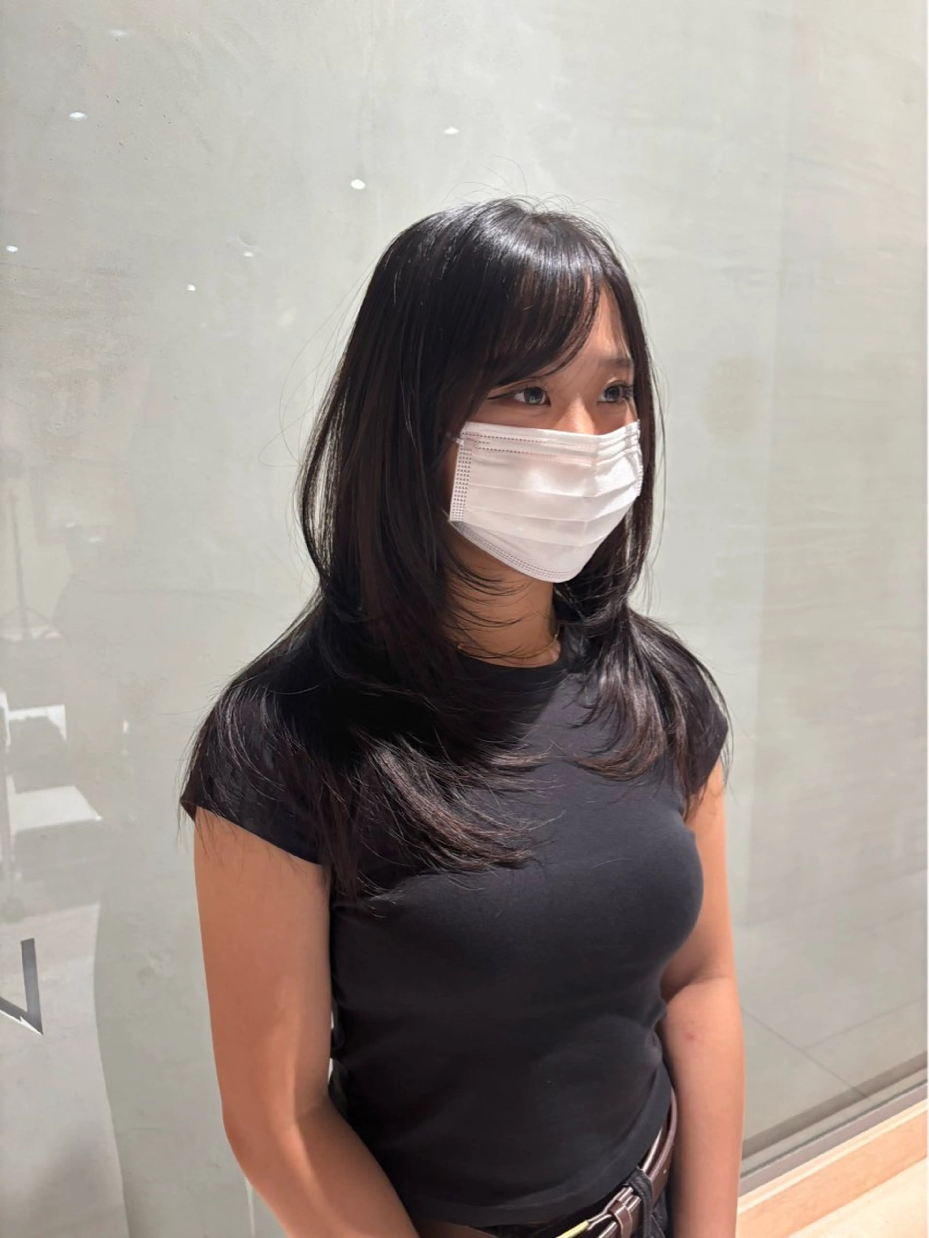 ロング カット ⠀ リコのヘアスタイル