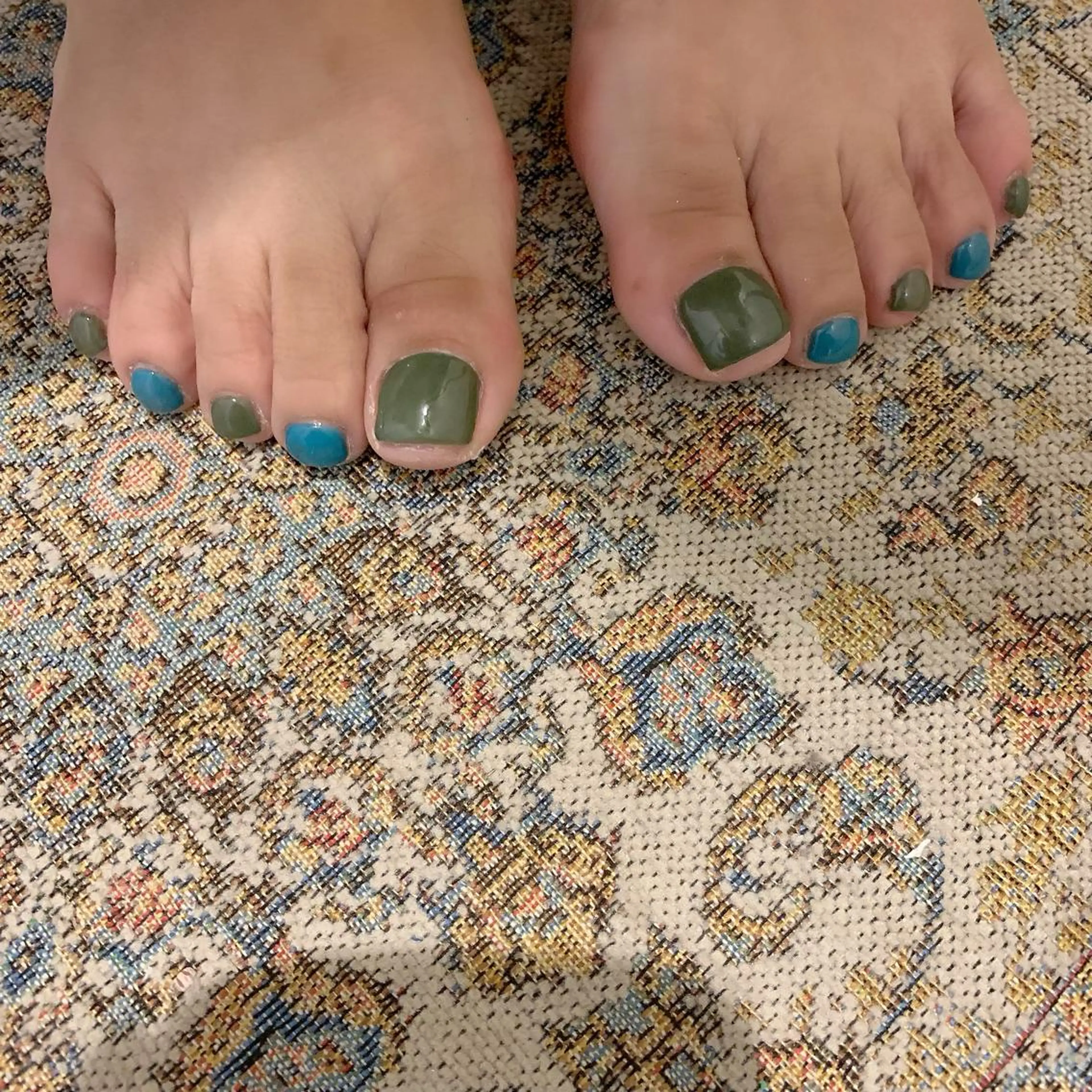 フットワンカラーorラメの写真