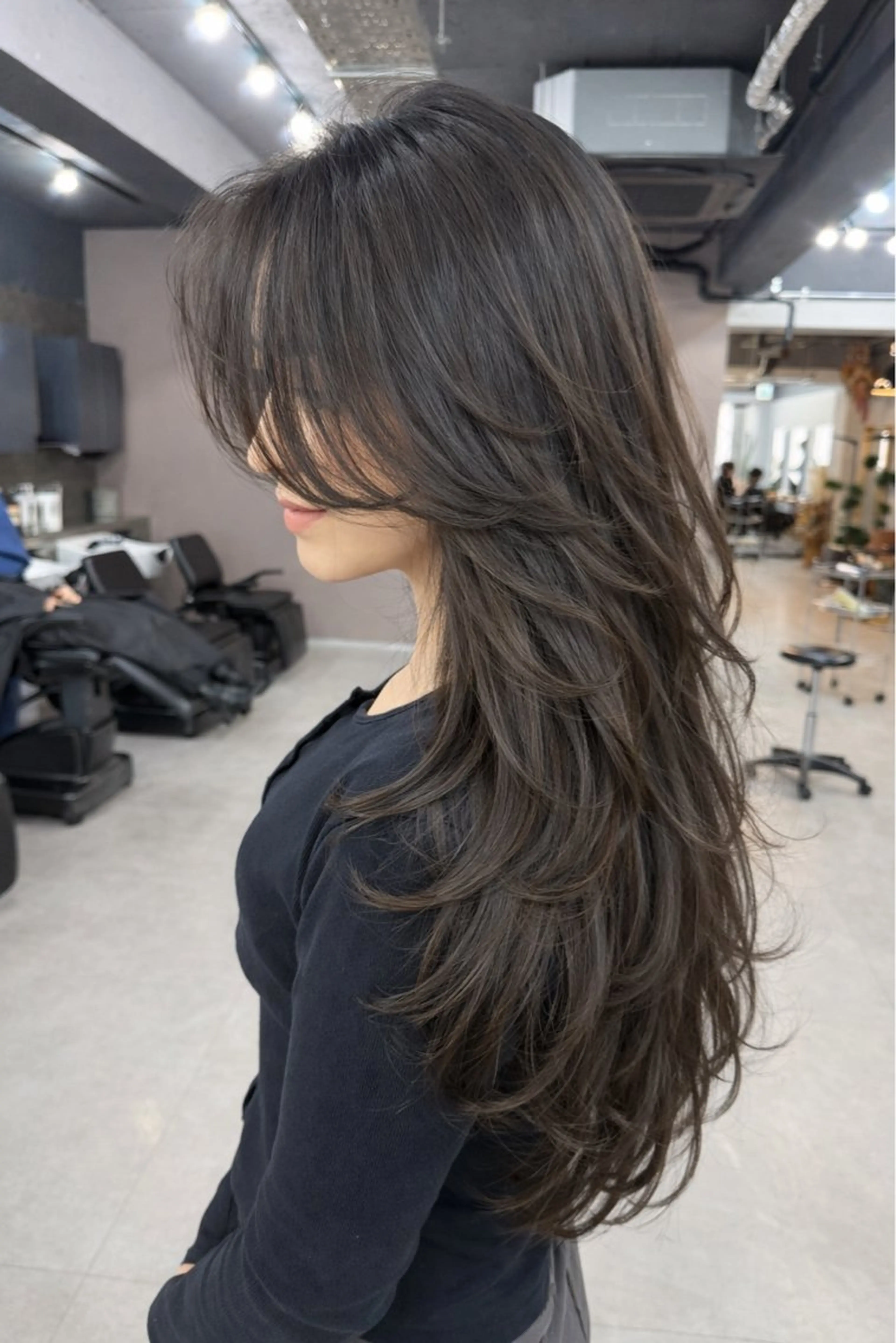 ロング カット トリートメント Ruika/海外ヘア /レイヤーカットのヘアスタイル