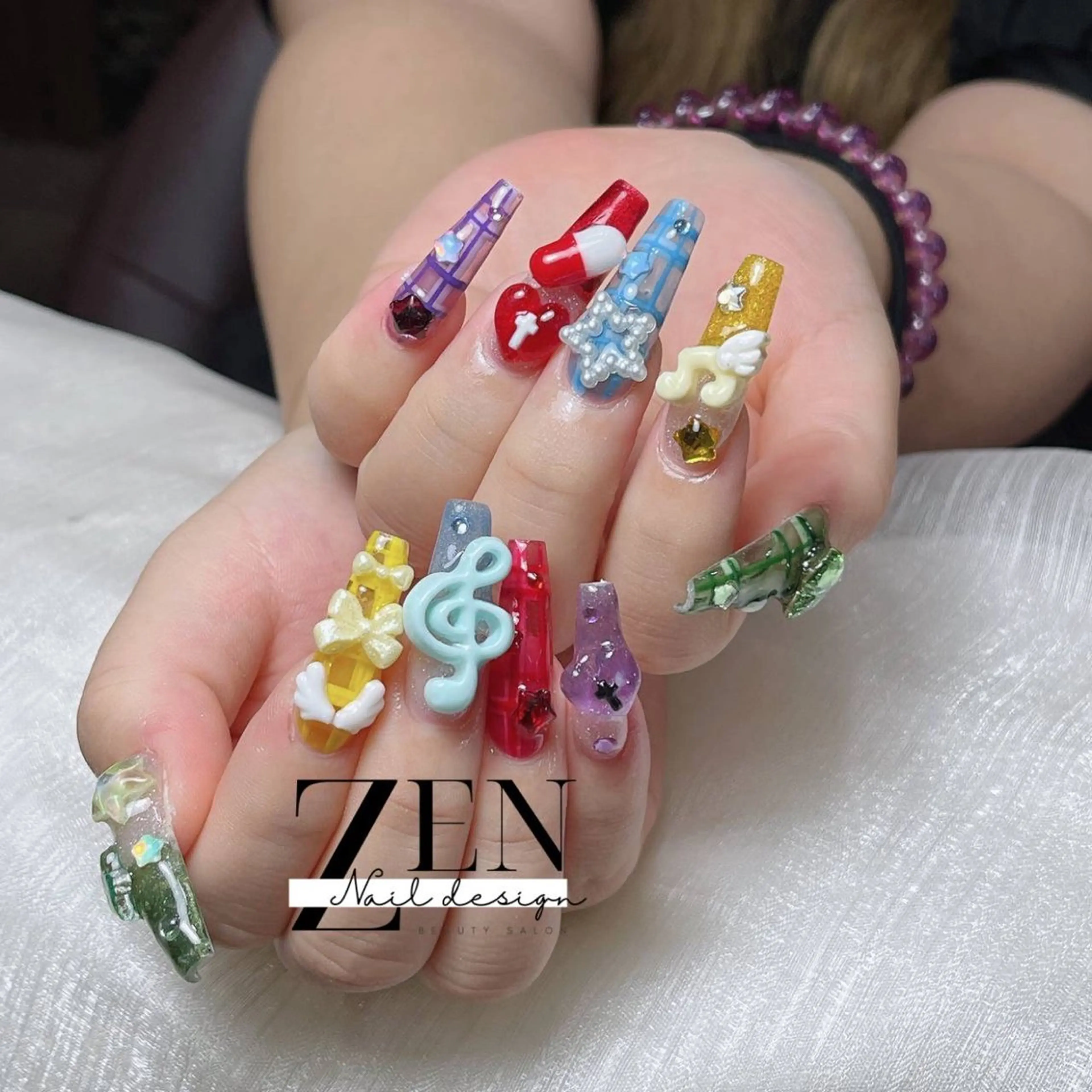 ネイル 持ち込み スカルプネイル ネイルチップ ハンドネイル Zen Nail Design 池袋のネイルデザイン