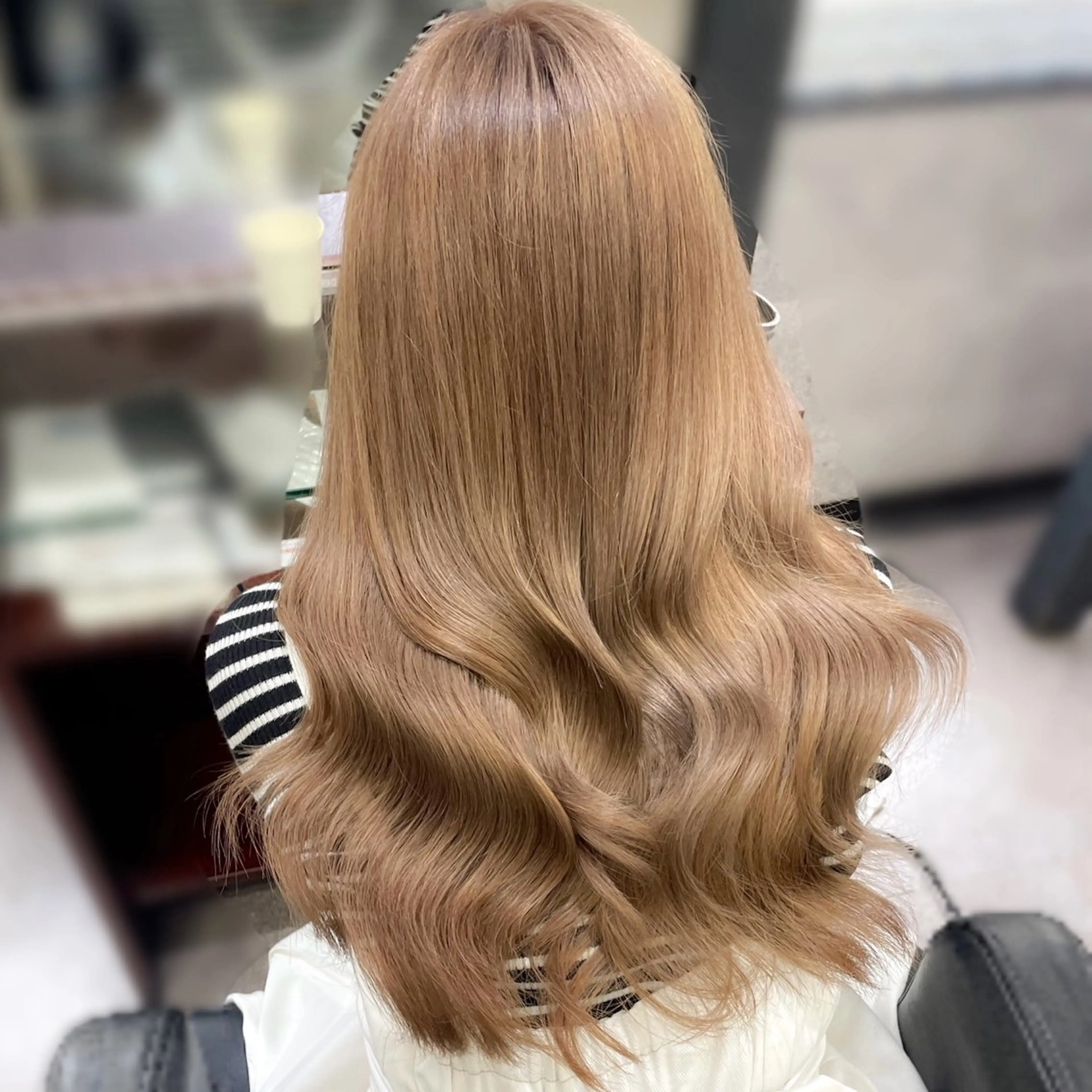 ロング カラー シールエクステ KUMA🧸のヘアスタイル