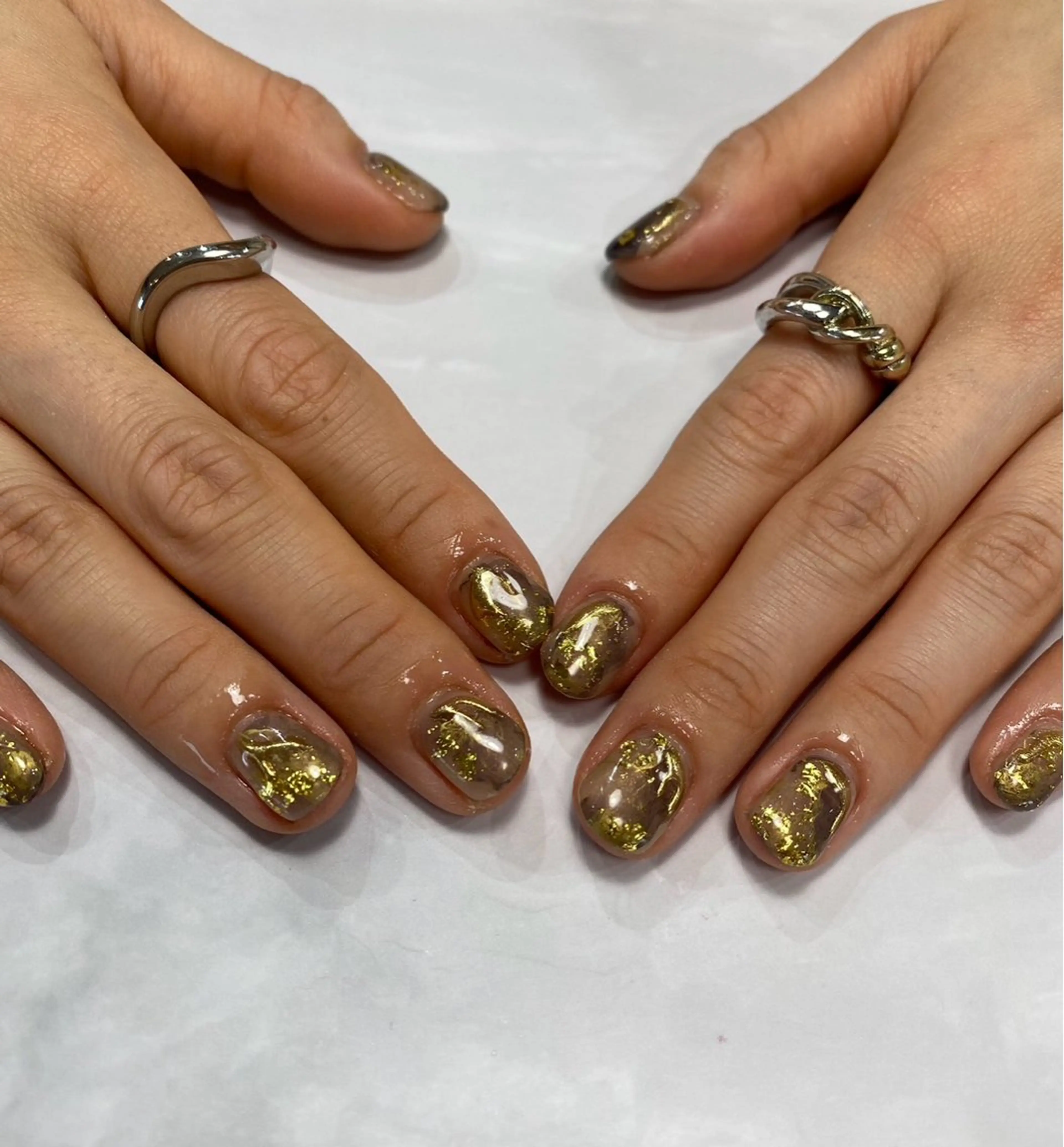 ショート ハンドネイル lalaroom. nailsalon航空公園店所属・lala room.のネイルデザイン