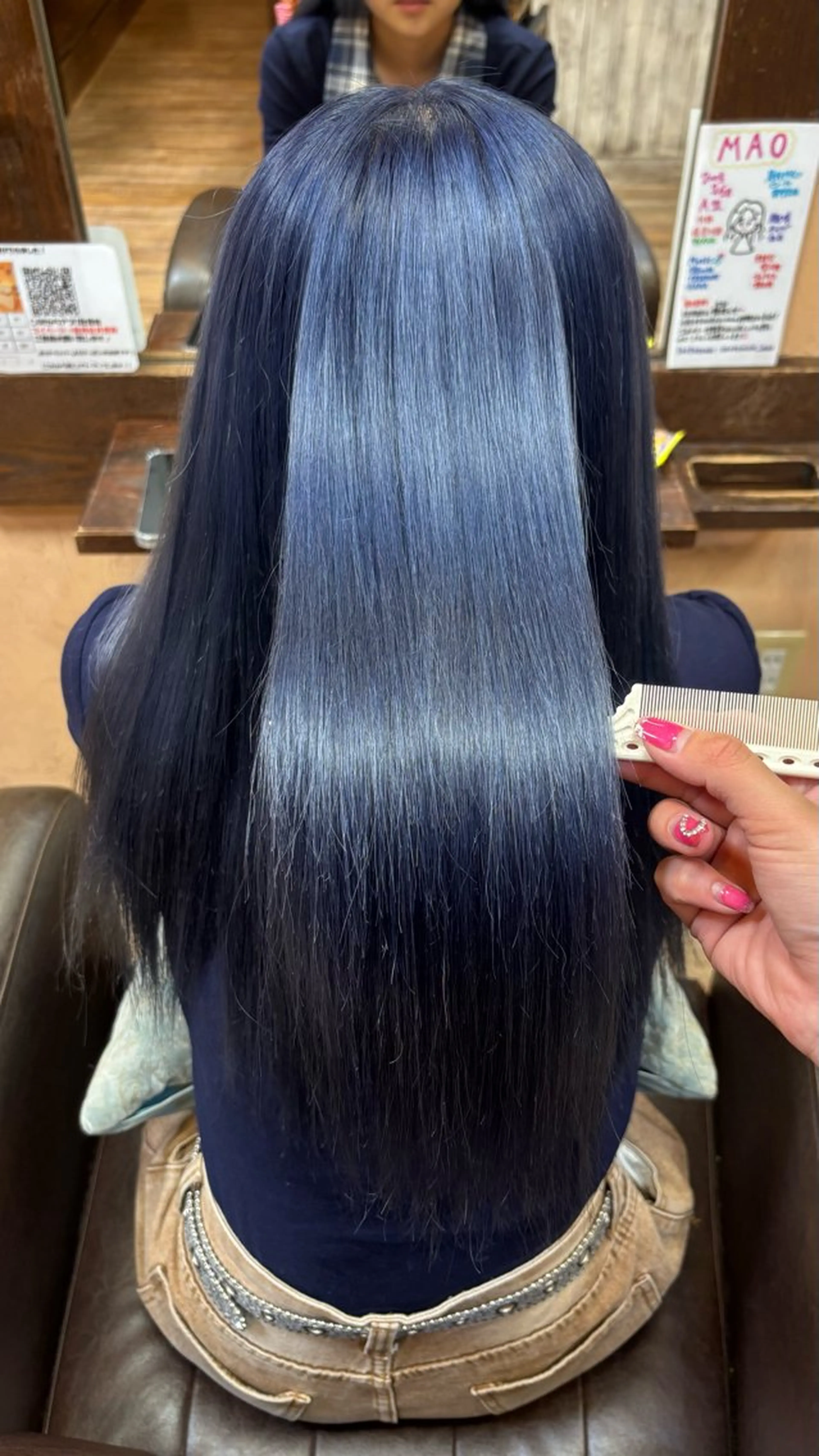 ロング カラー ヘアカラー トリートメント ブリーチカラー🎀 Himariのヘアスタイル