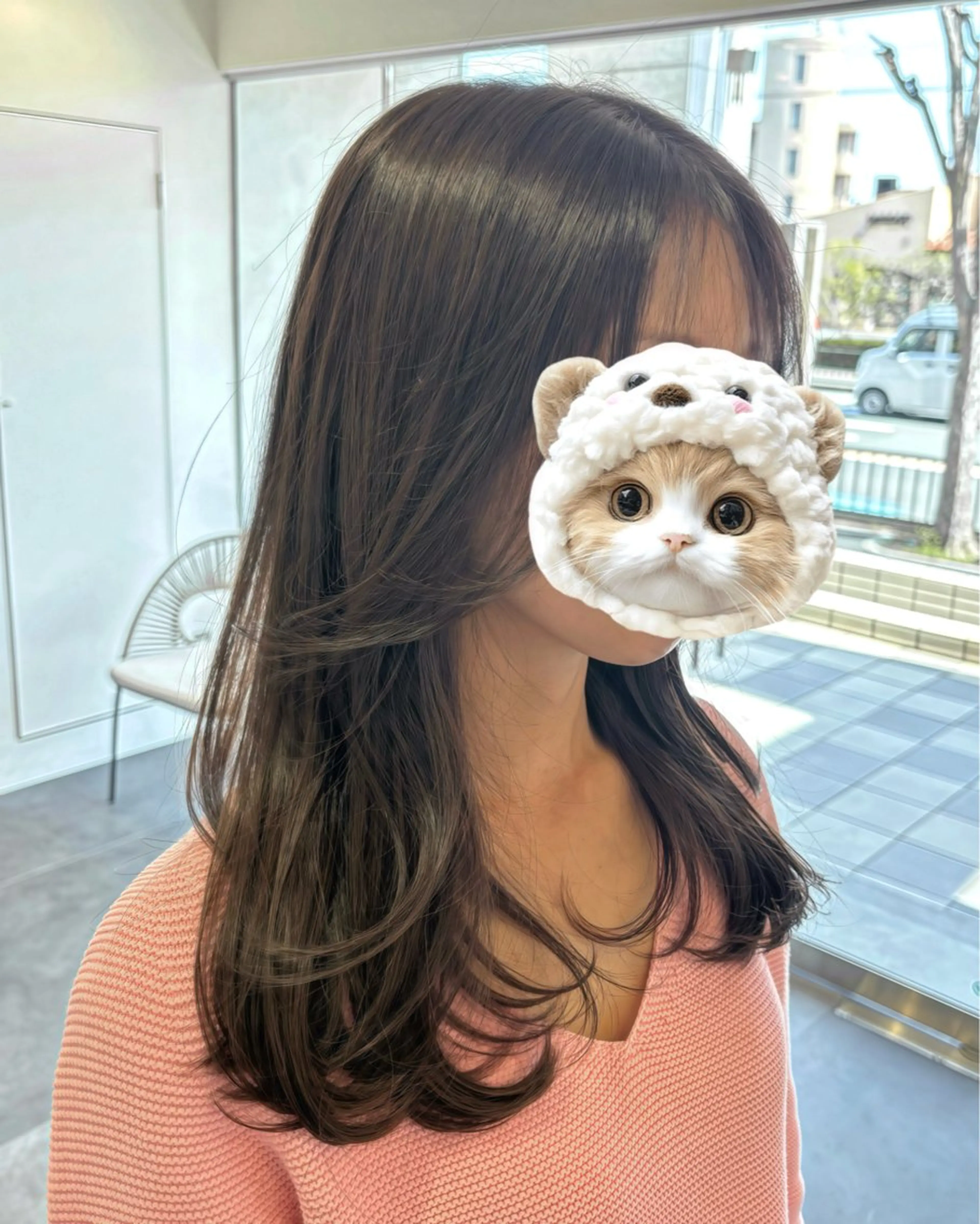 ミディアム 椋 愛穂のヘアスタイル