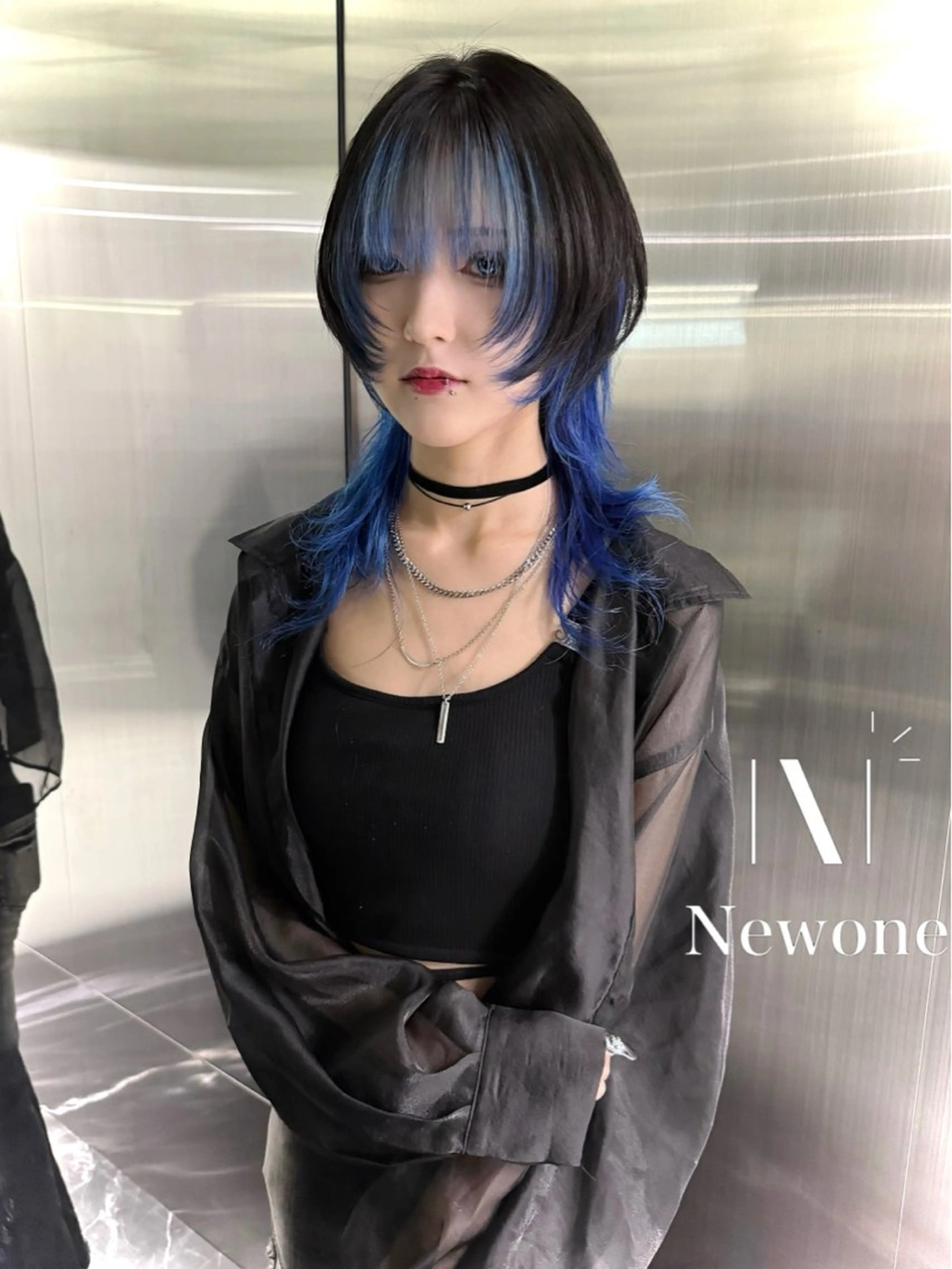 ミディアム 🐺立川のウルフ屋 さん🐺おかみ🐺のヘアスタイル