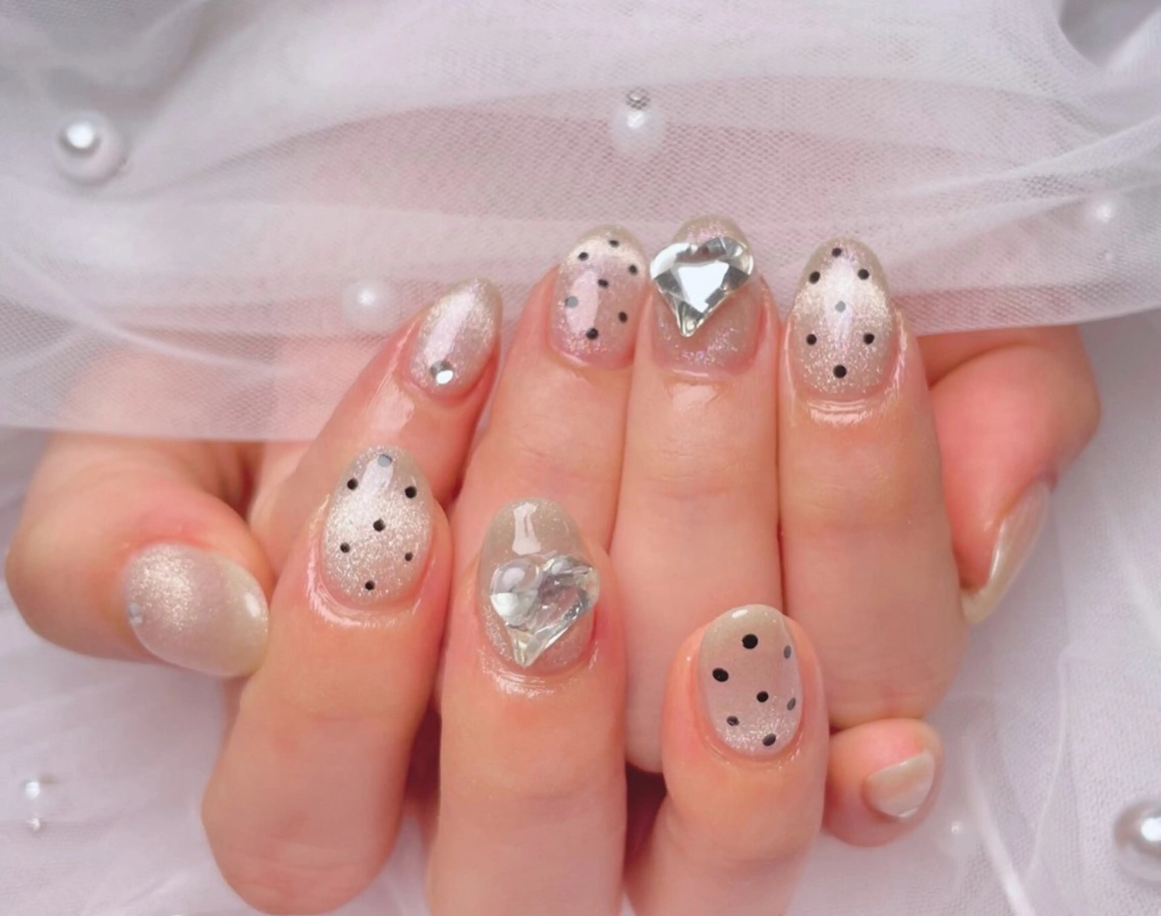 ネイル ハンドネイル ETERNA Nail 銀座店【パラジェル/フィルイン/チップ長さだし/マグネット/ニュアンス】所属・ア カリのネイルデザイン