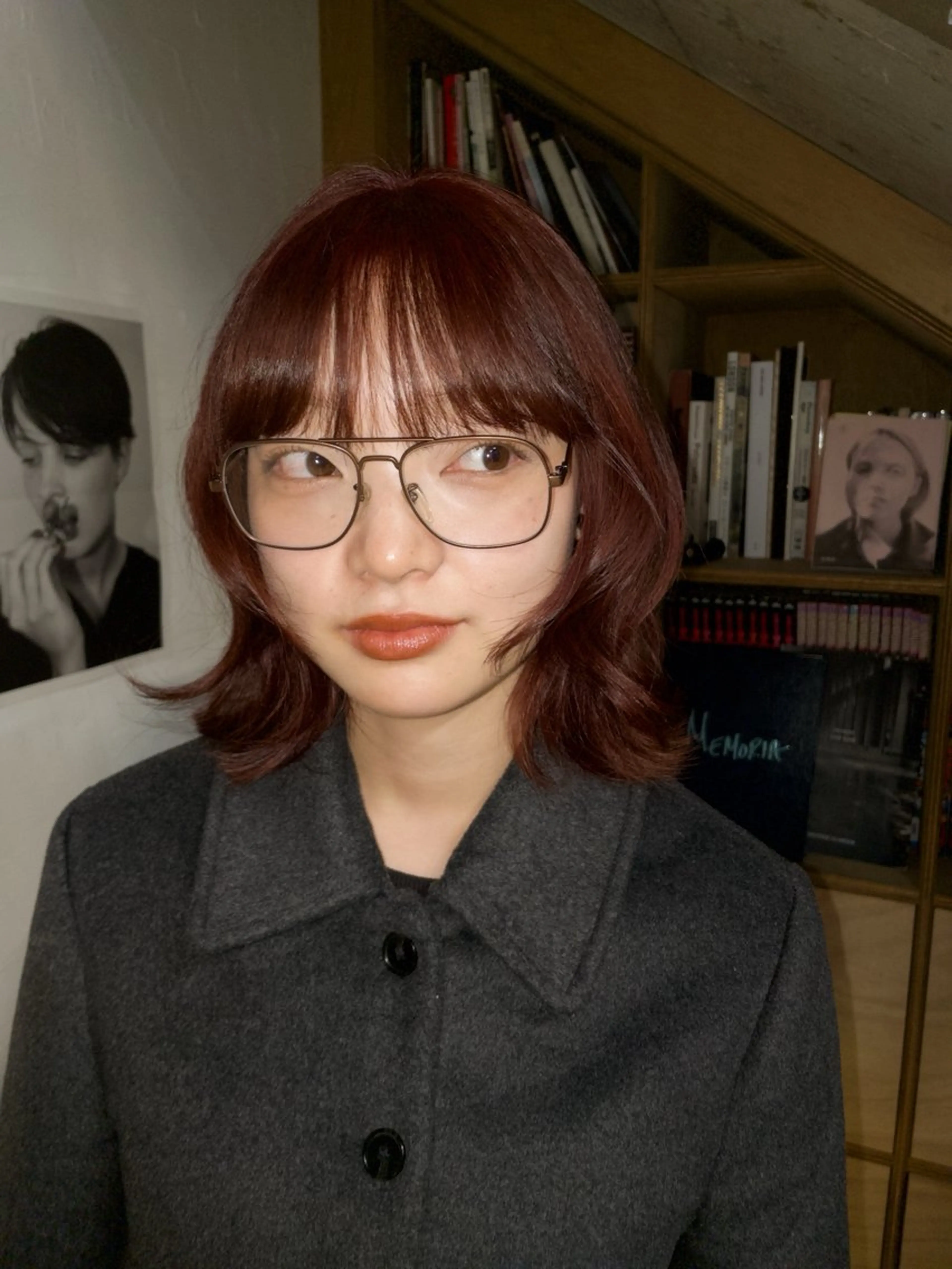 ミディアム ヘアカラー トリートメント muku所属・ボブ/パーマ /muku サリのヘアスタイル