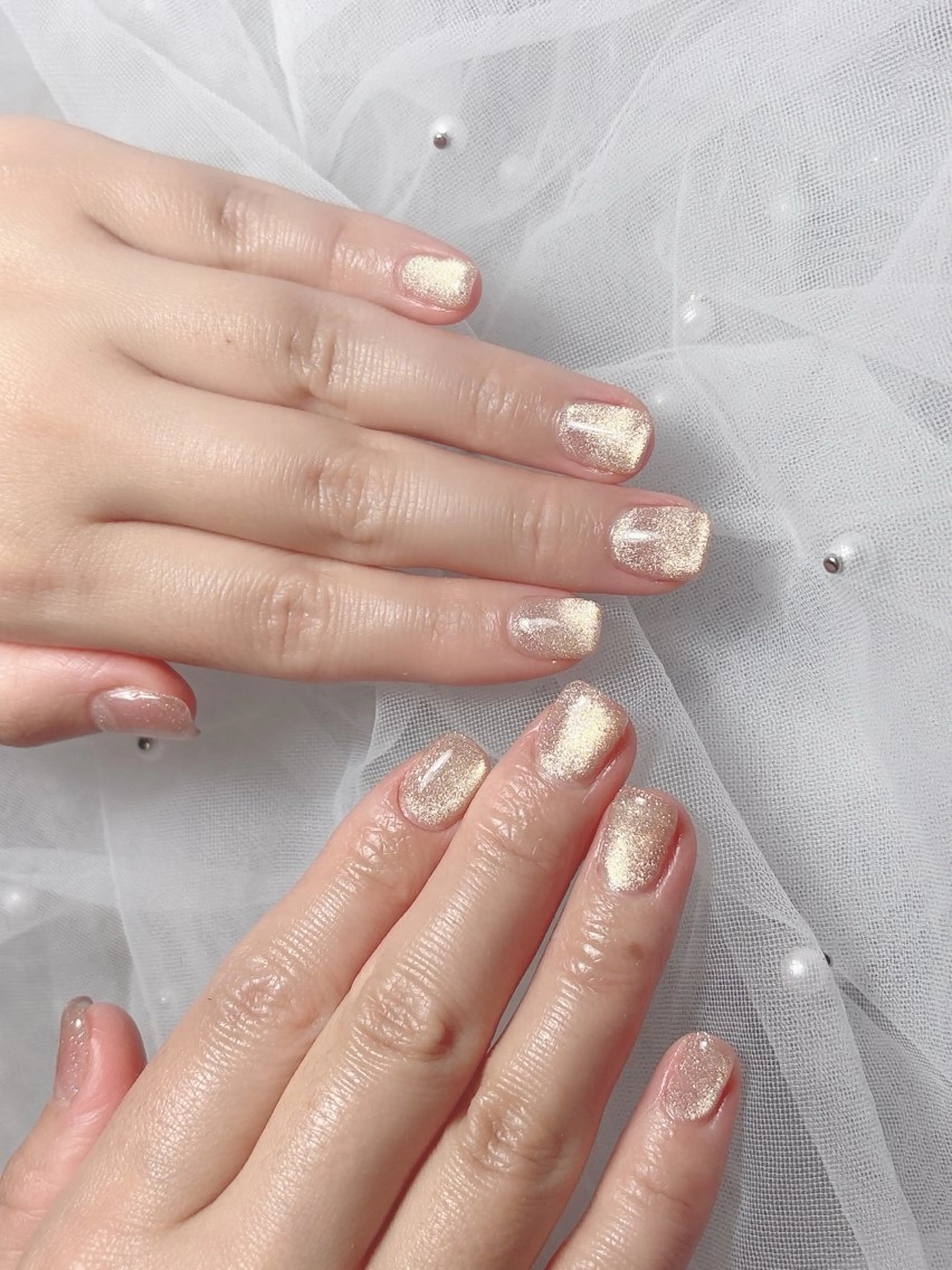 ネイル 長さ出し ハンドネイル gloss by KAO所属・gloss by KAOのネイルデザイン