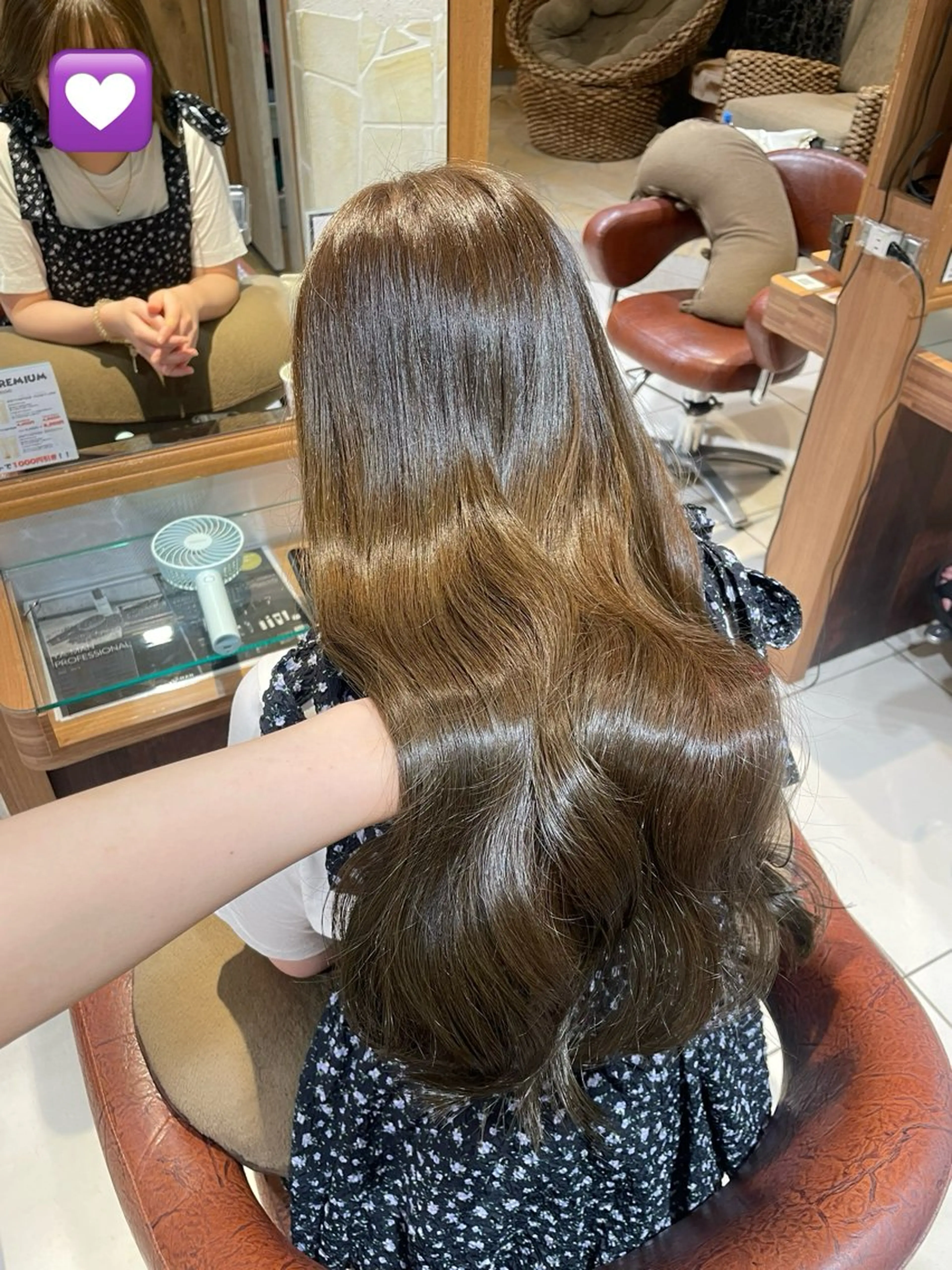 【人気NO.1】髪質改善ULTOWA+低ダメージカラー+カット🧴🎀コレにしておけば間違いなし👀✨️の写真