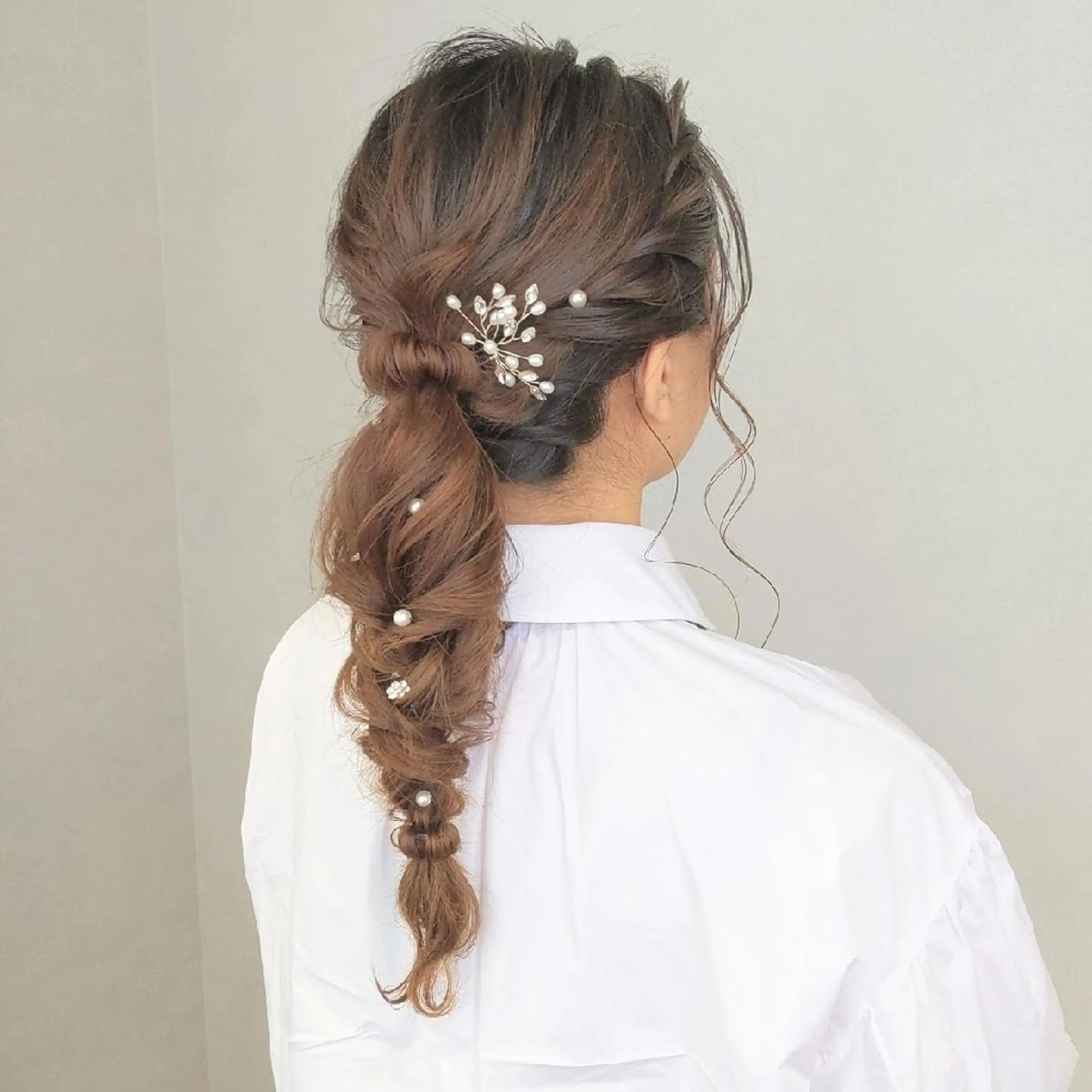 ロング ヘアアレンジ PRIVATE SALON EYES所属・EYES リアのマツエク・マツパデザイン