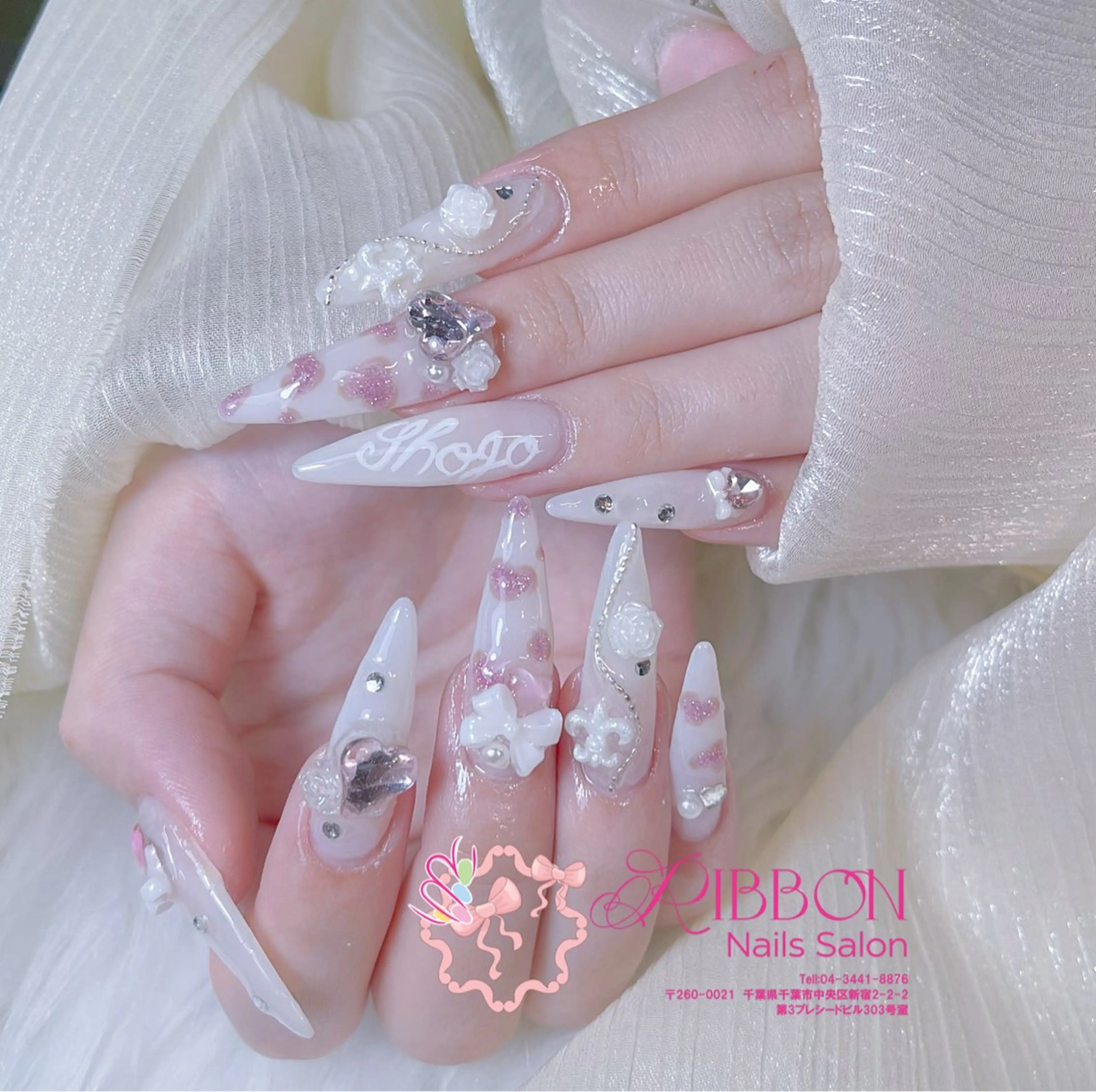 ネイル チークネイル フットネイル フレンチネイル グラデーション 韓国ネイル ハンドネイル Ribbonnail salonのネイルデザイン