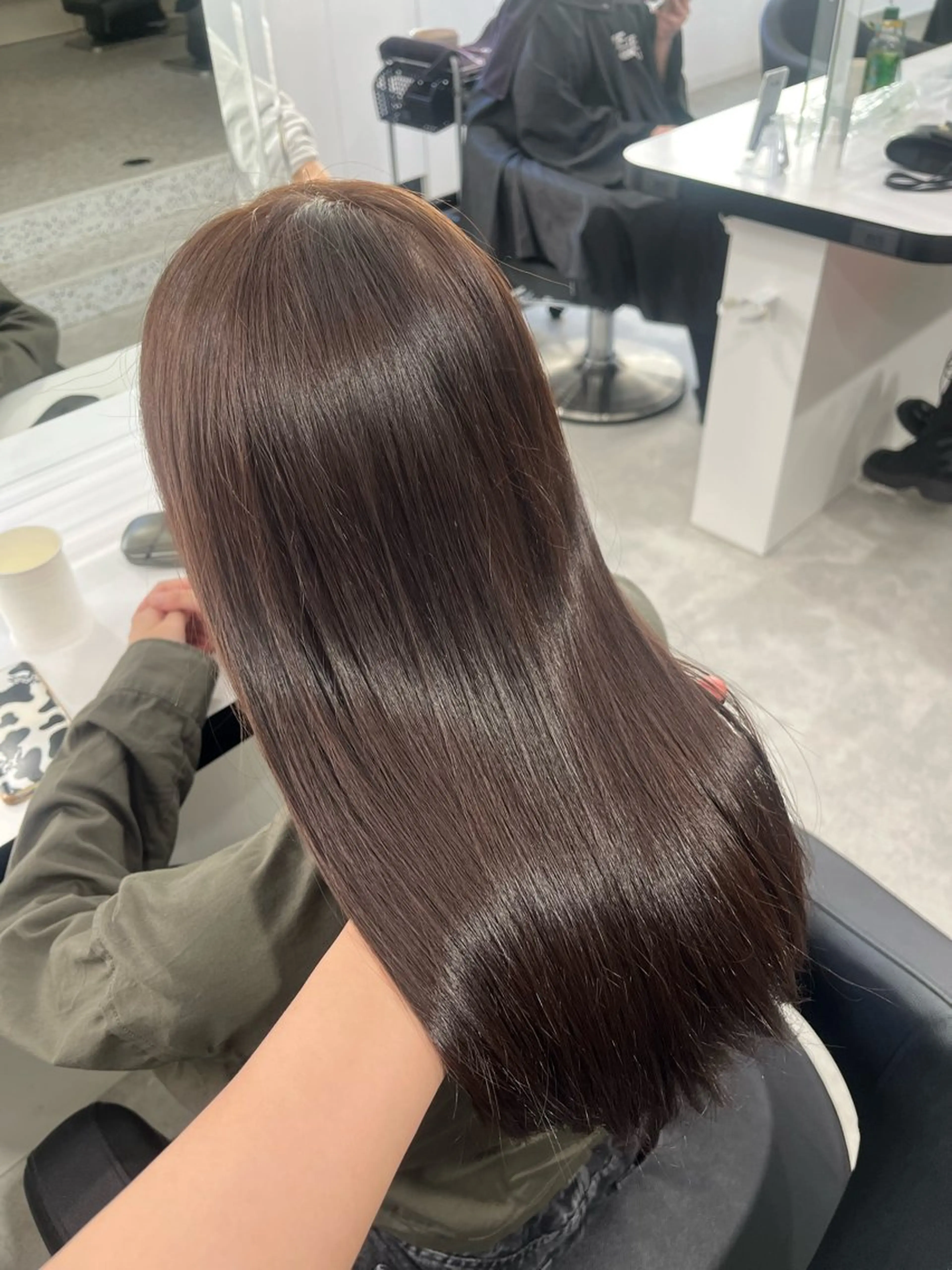 ロング カラー みう/仙台/暖色/ 艶髪/顔周りカット/のヘアスタイル