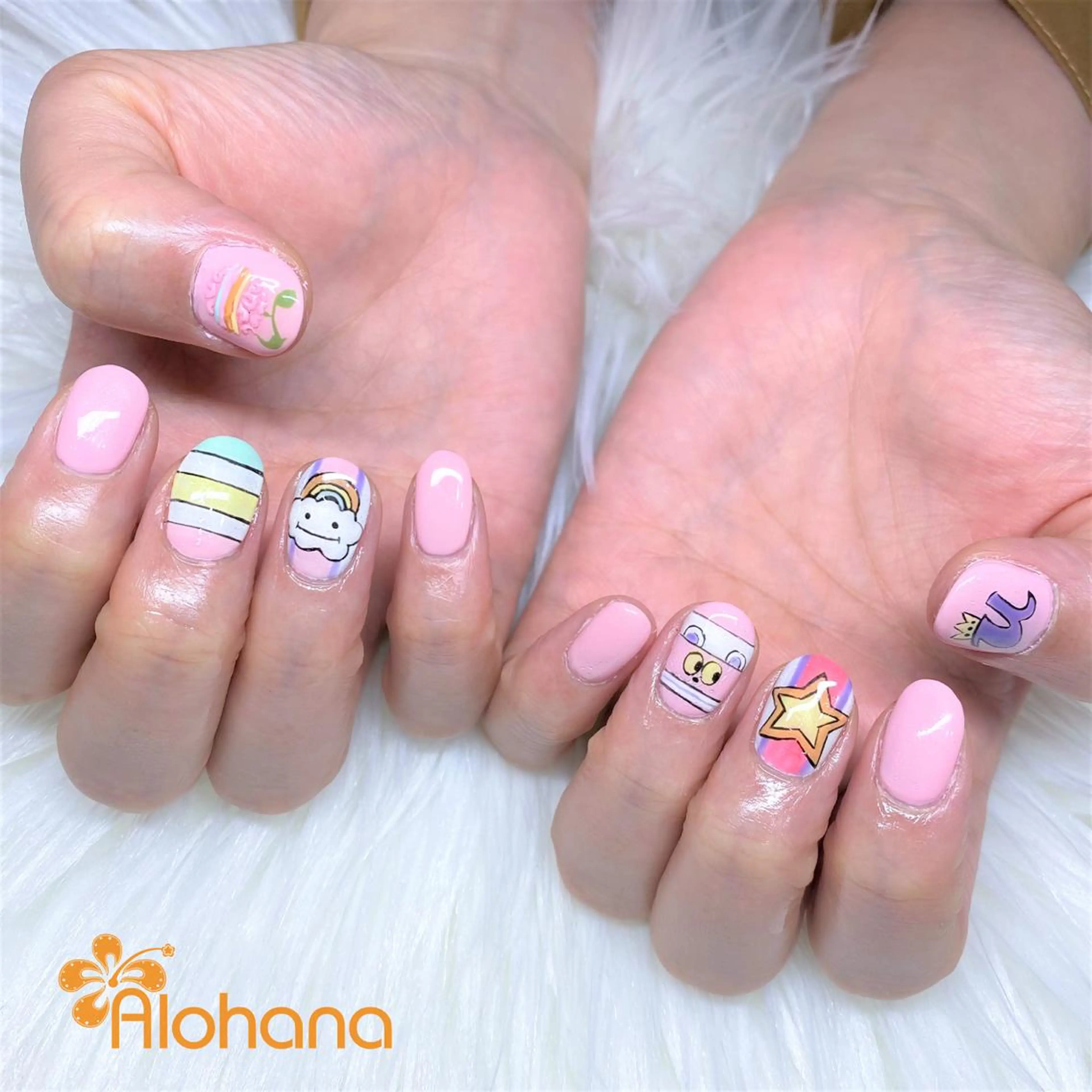 ネイル Alohana所属・Alohana Minaのネイルデザイン