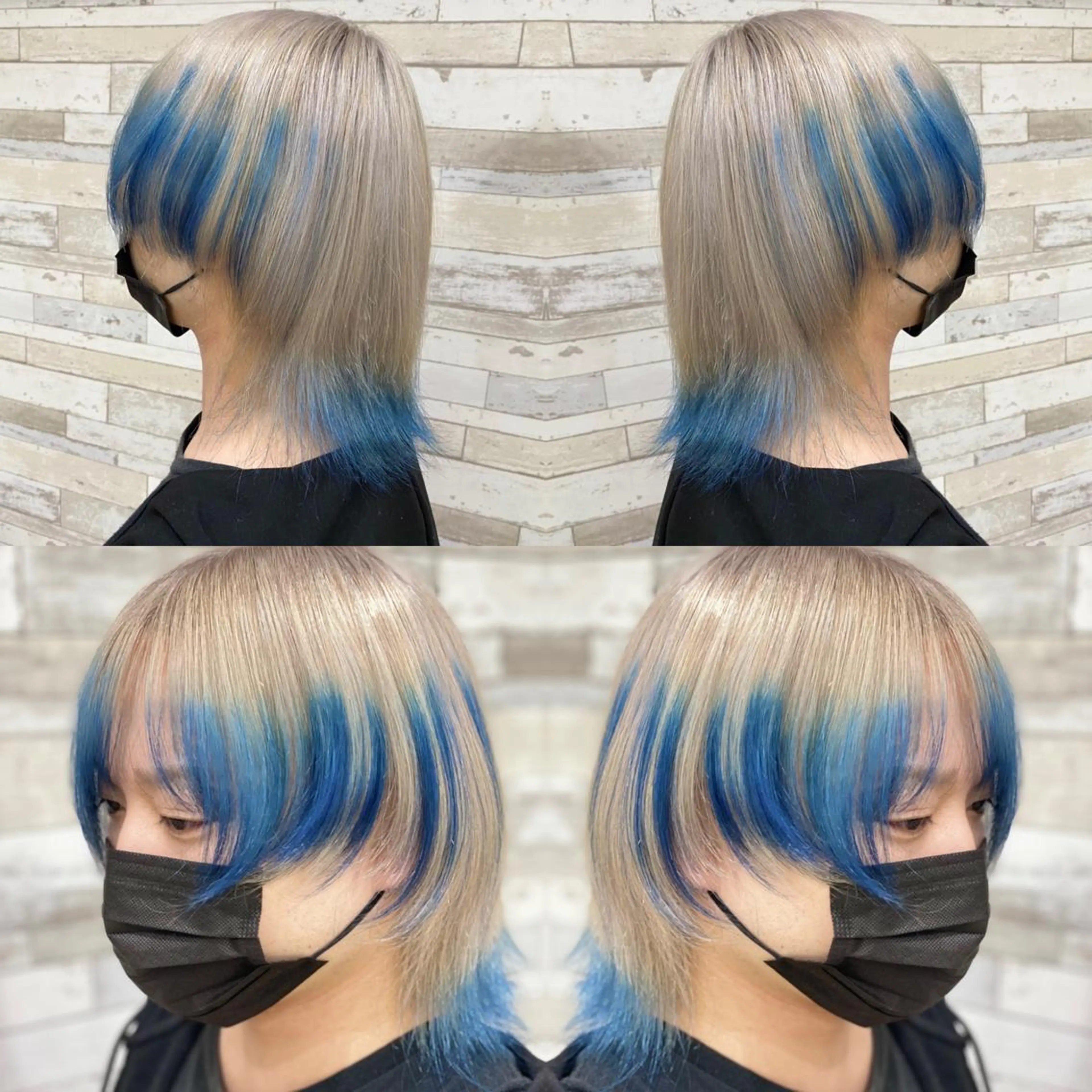 ミディアム カラー メンズ ヘアカラー トリートメント "PEPPU "所属・🌈推し色派手髪 ハイトーンShinのヘアスタイル