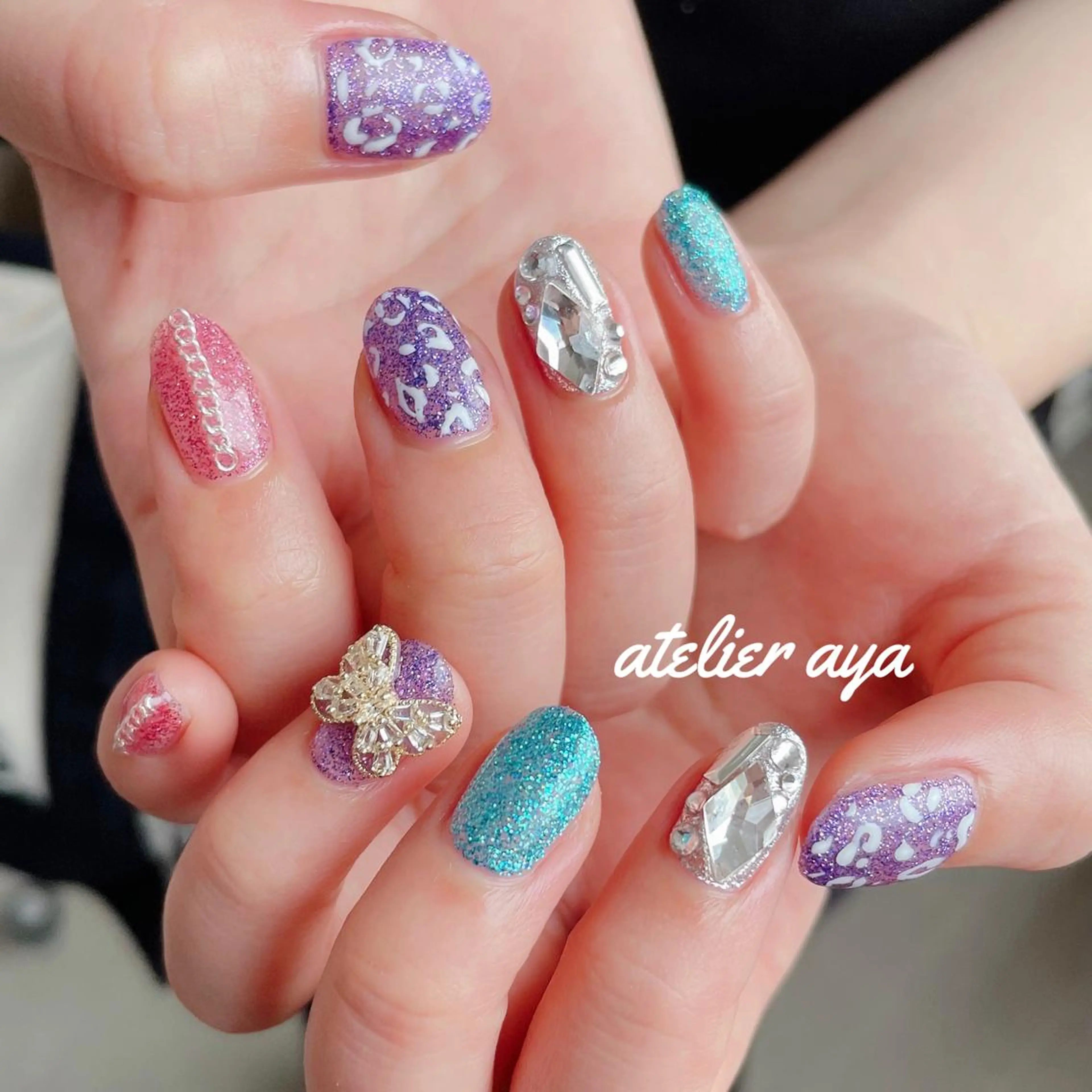 ネイル ラメ(グリッター) 北名古屋♡ ayanaのネイルデザイン