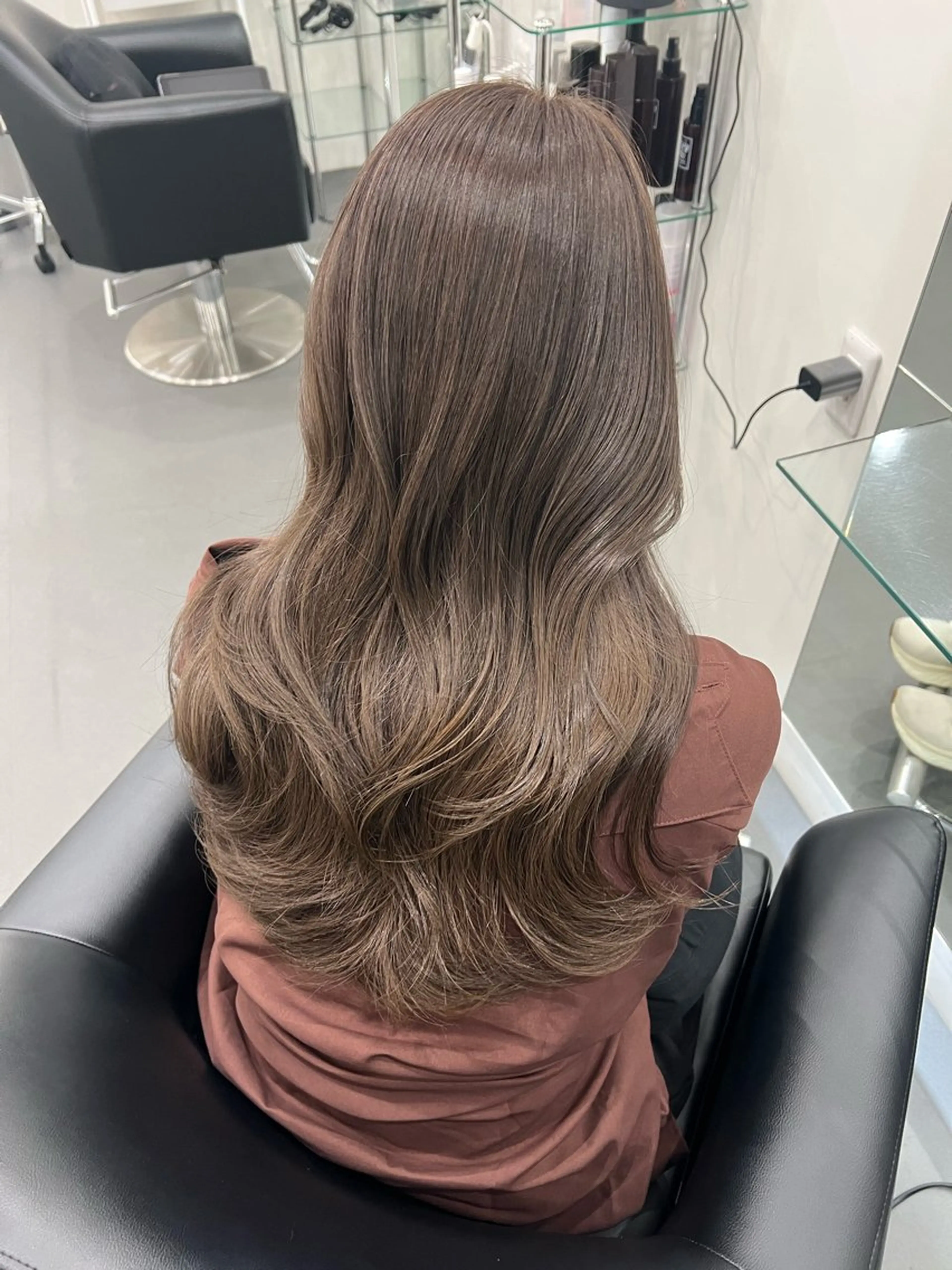 ロング カラー レイヤーカット Lavire所属・レイヤーカット/韓国 /ハイトーン/amiのヘアスタイル