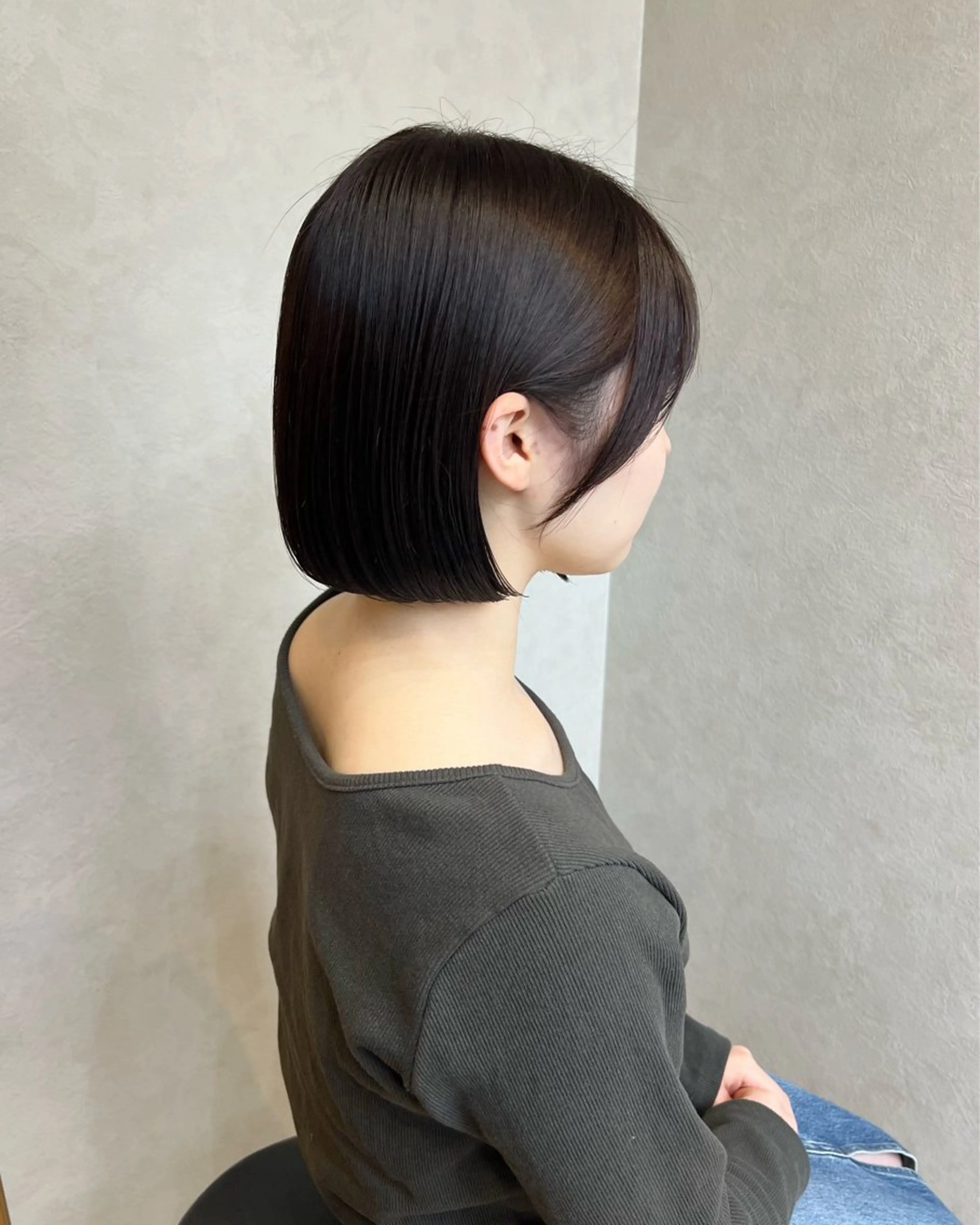 ミディアム 濱野 梨奈のヘアスタイル