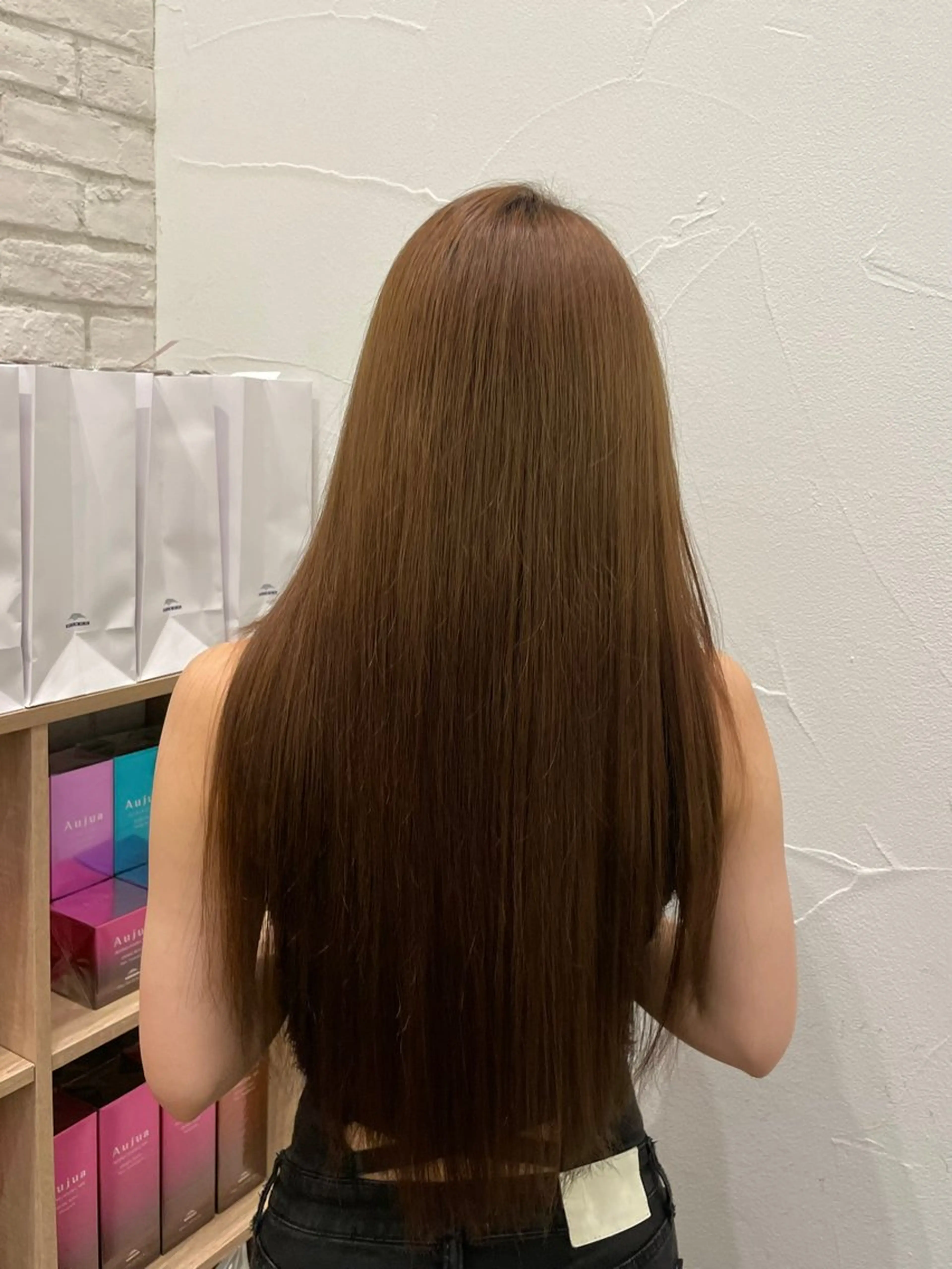 ロング ✩𝐴𝑠ℎ 中目黒 浦野 遥‎✩*｡のヘアスタイル