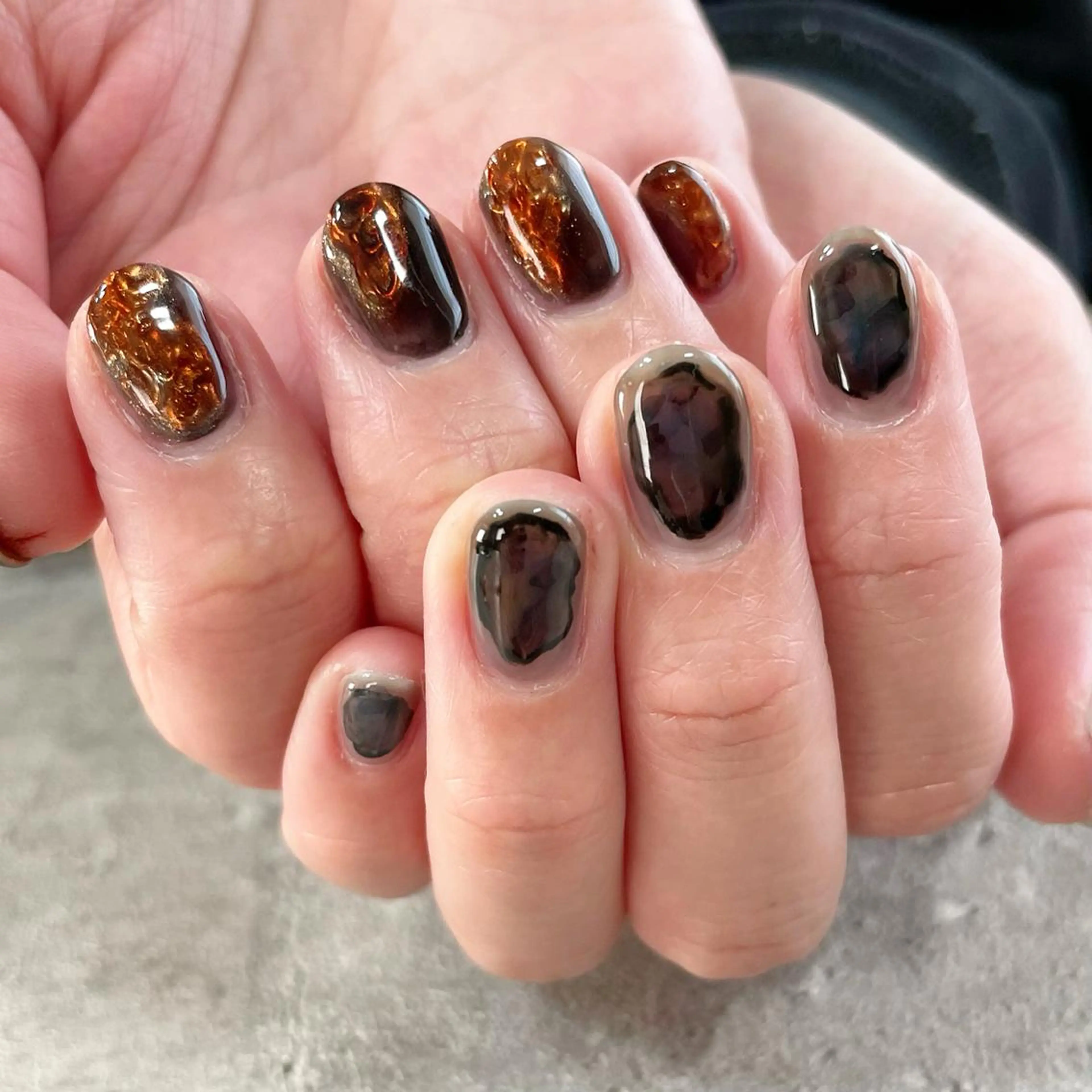 ネイル ジェルネイル 東 千夏のネイルデザイン