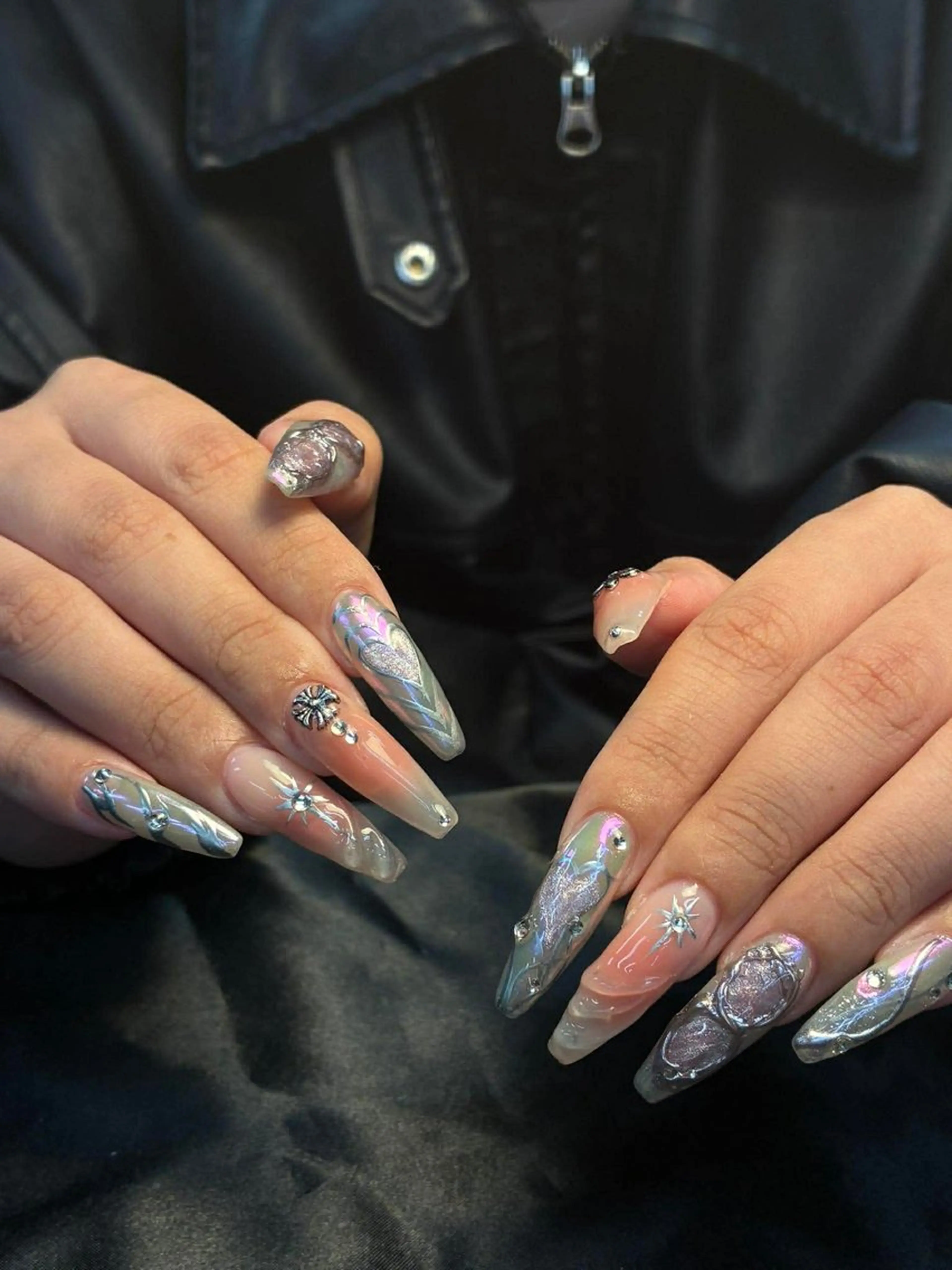 ネイル 持ち込み ネイルチップ SORA ANA.CHUOのネイルデザイン