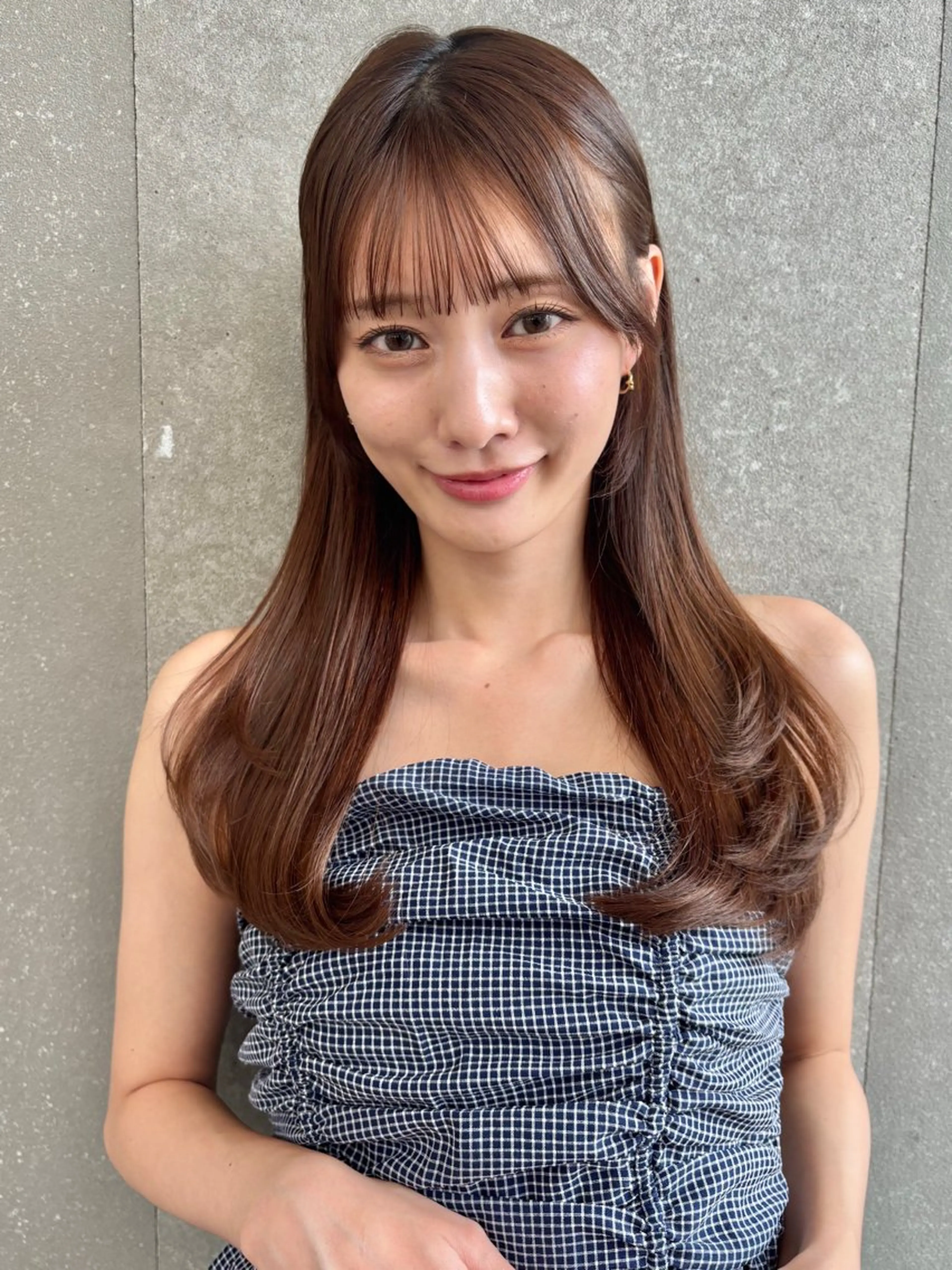 ロング カラー ロンドネートゥル所属・Londnaitre MAHOのヘアスタイル