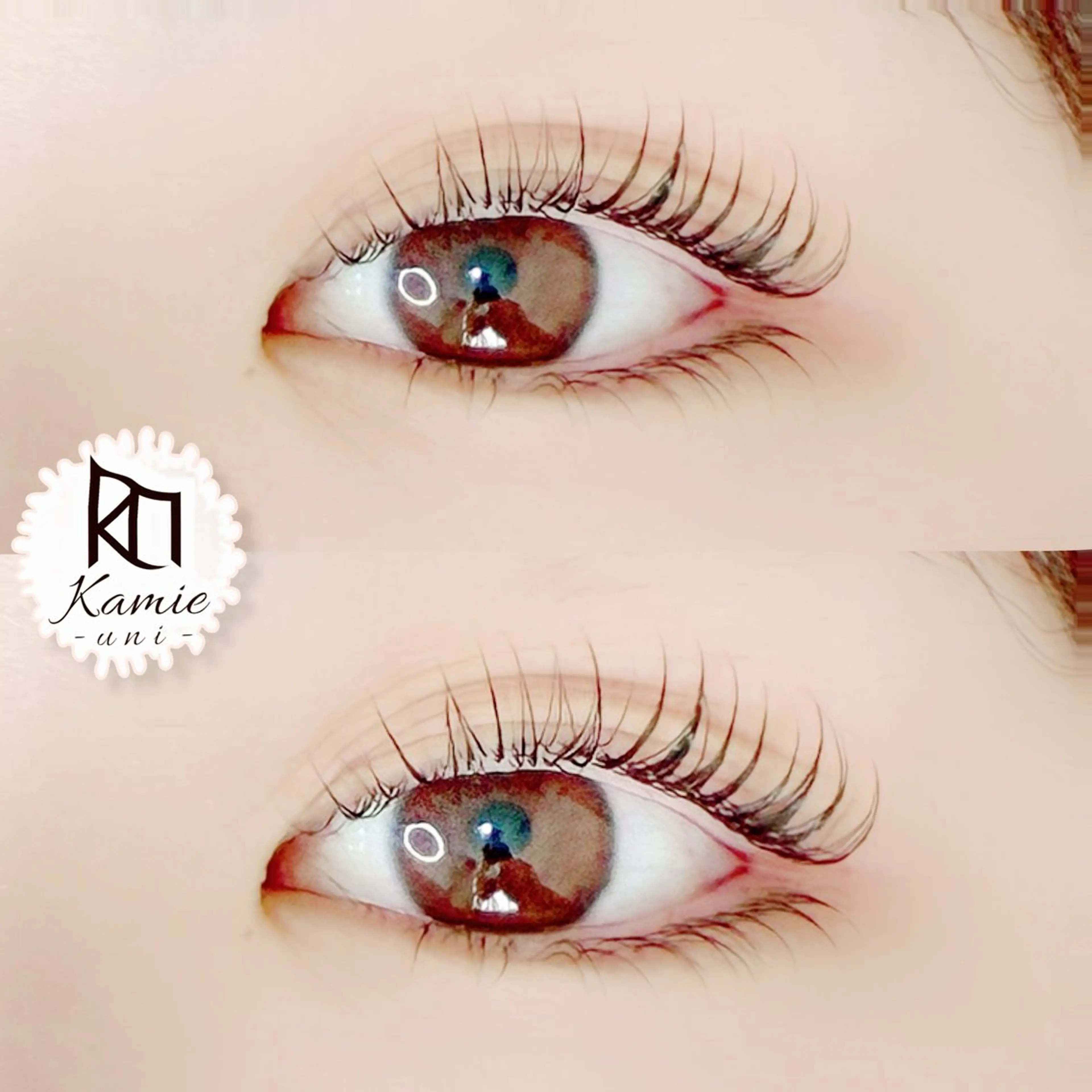 マツエク・マツパ Kamie-uni wakoのマツエク・マツパデザイン