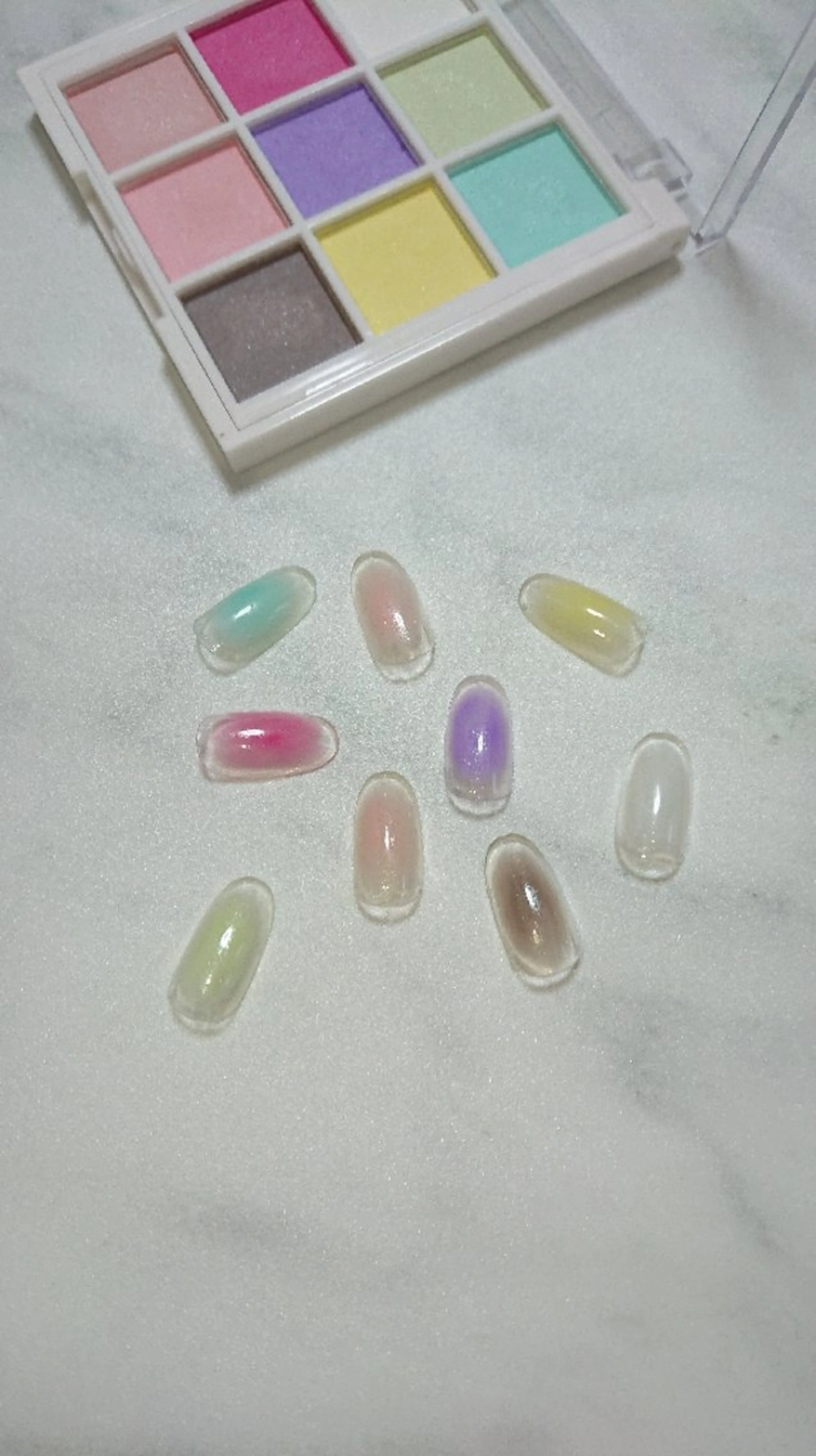 ネイル チークネイル shellnail さなえのネイルデザイン