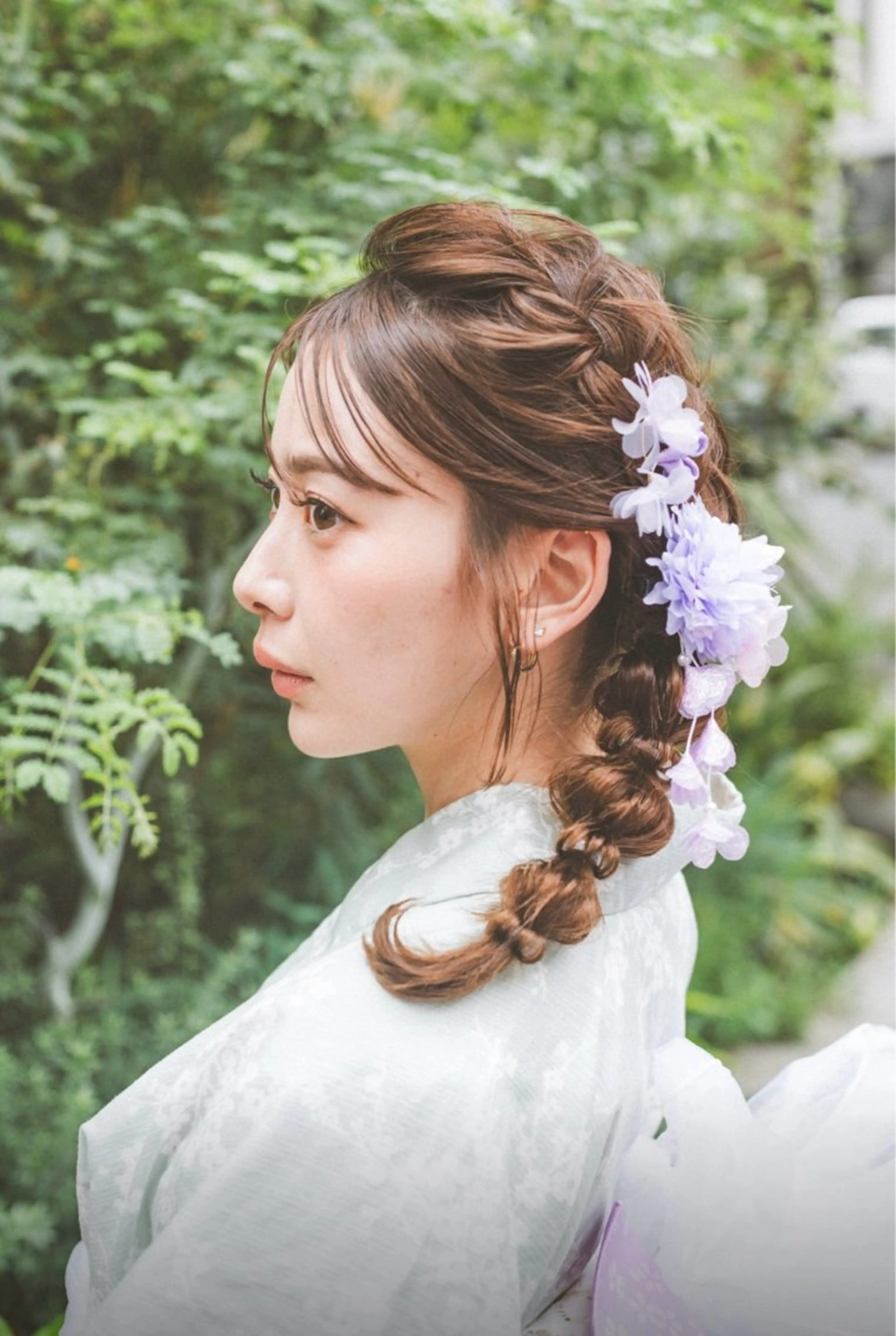 ヘアアレンジ 💎耳ツボジュエリー ×銀座美容室💎のヘアスタイル