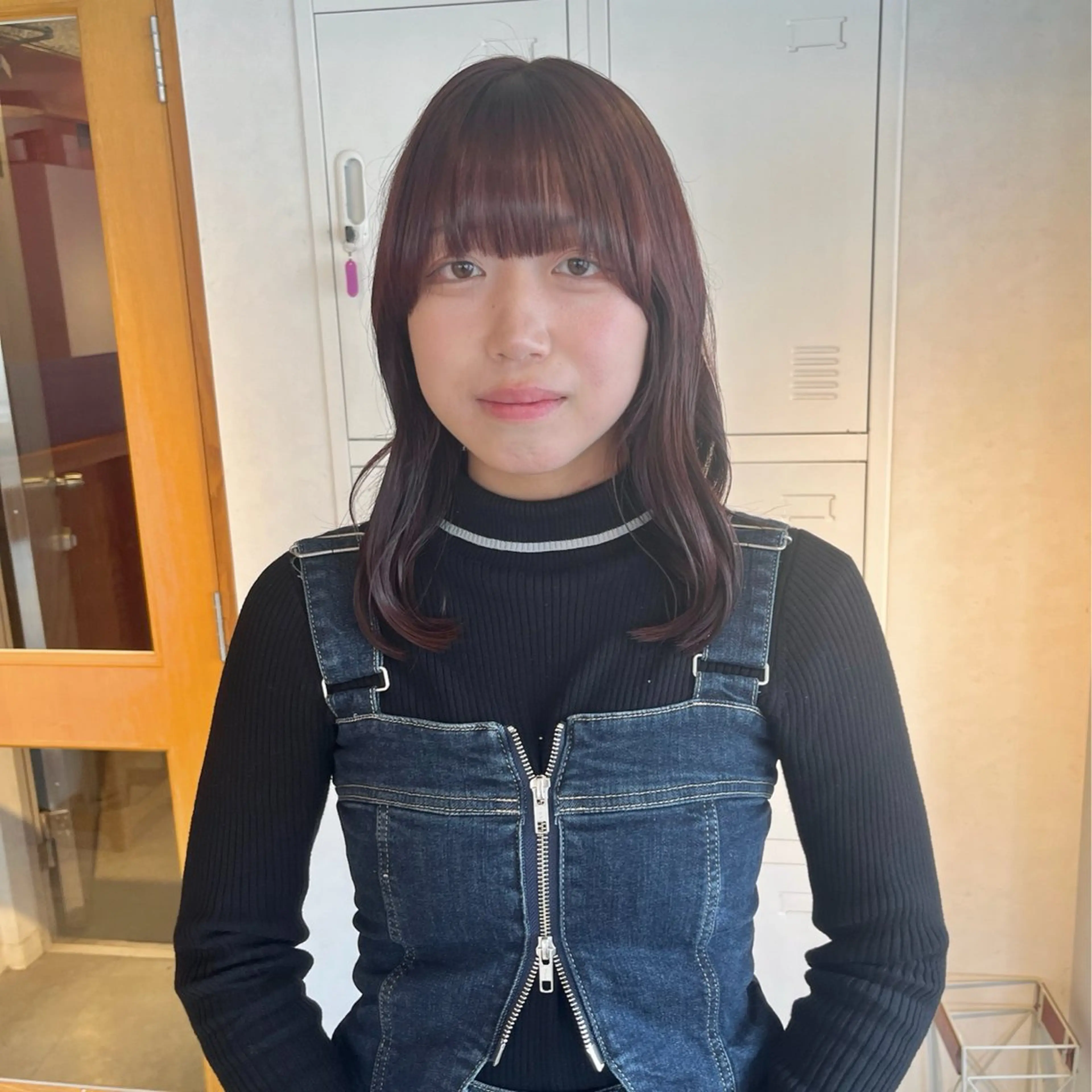 カラー ブリーチ ブリーチなしカラー ピンクカラー ヘアカラー Lien所属・Mako 【艶髪/似合わせ】のヘアスタイル