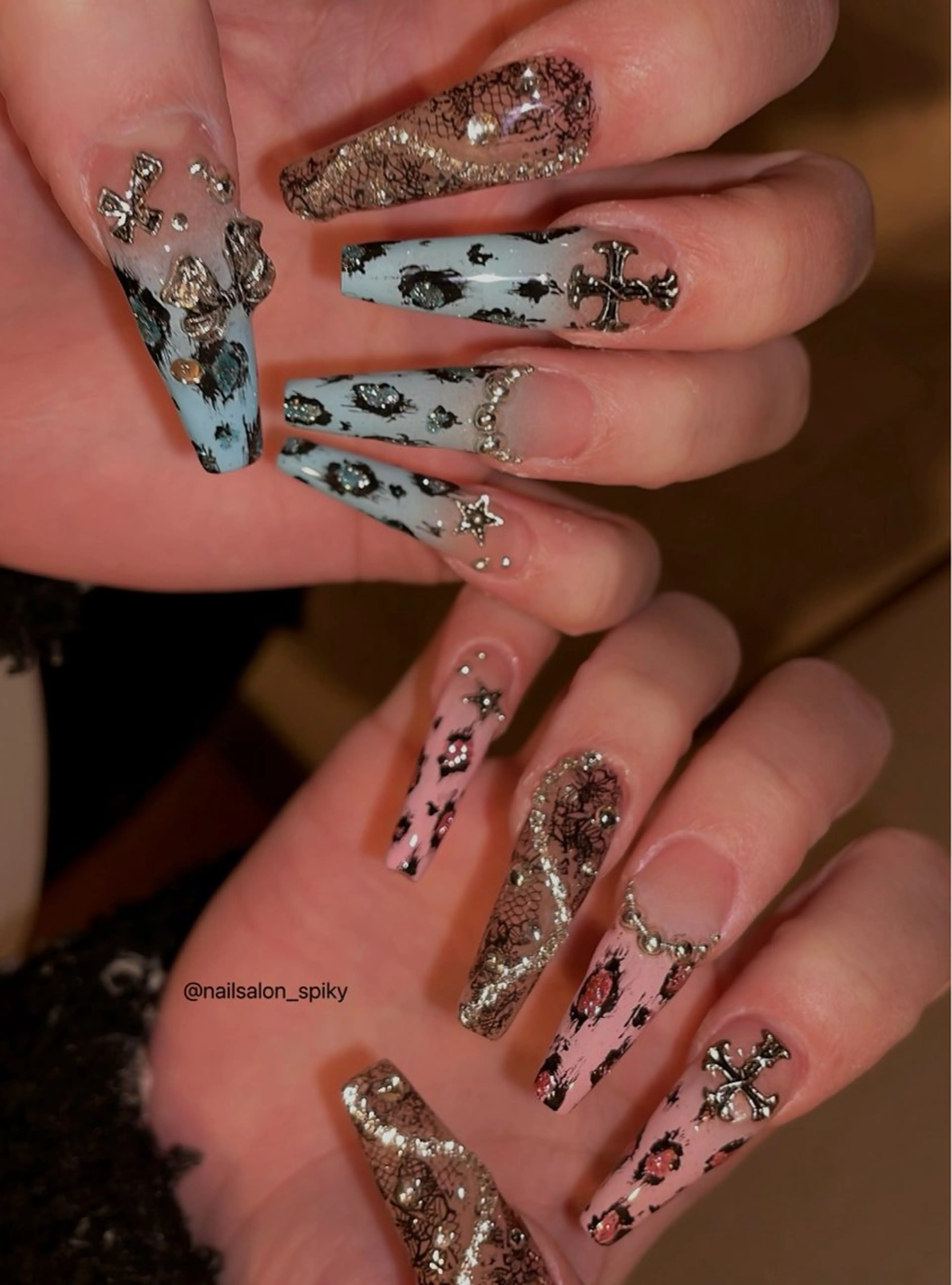 ネイル Spiky とうげ ふうかのネイルデザイン