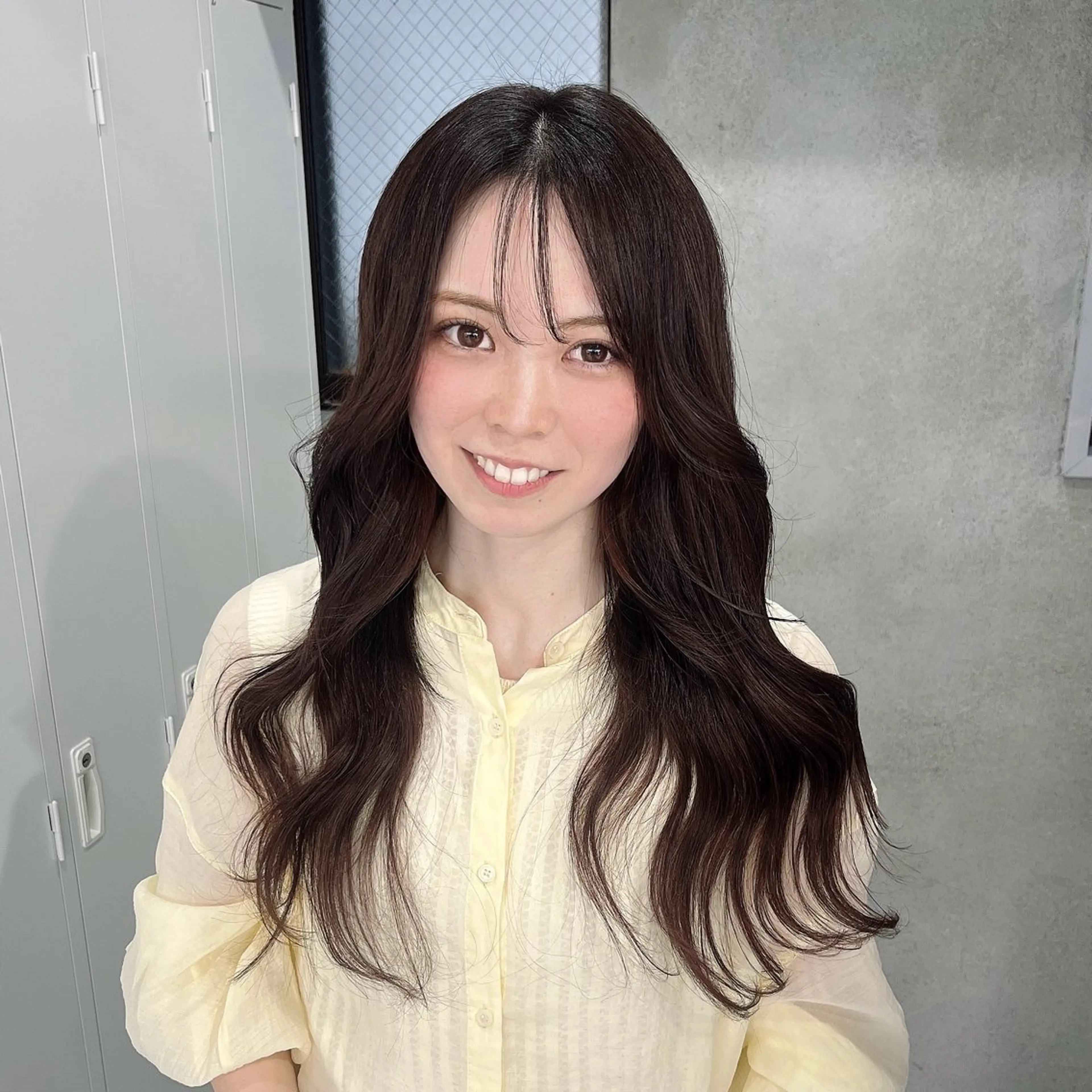 ロング ロング エクステ りおな/エクステ /ミルクティーカラーのヘアスタイル