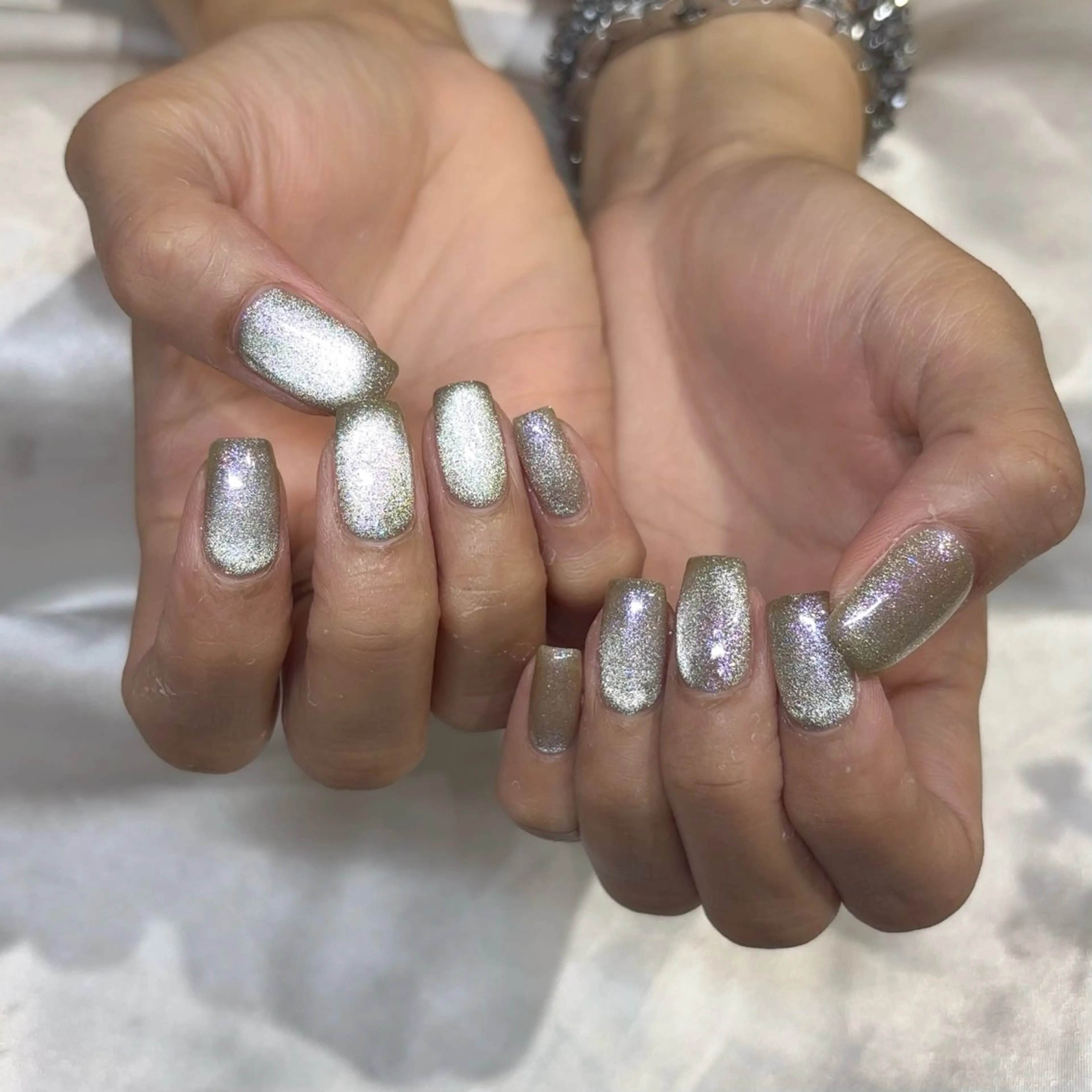 ネイル マグネットネイル ハンドネイル Misaki Aries心斎橋店のネイルデザイン