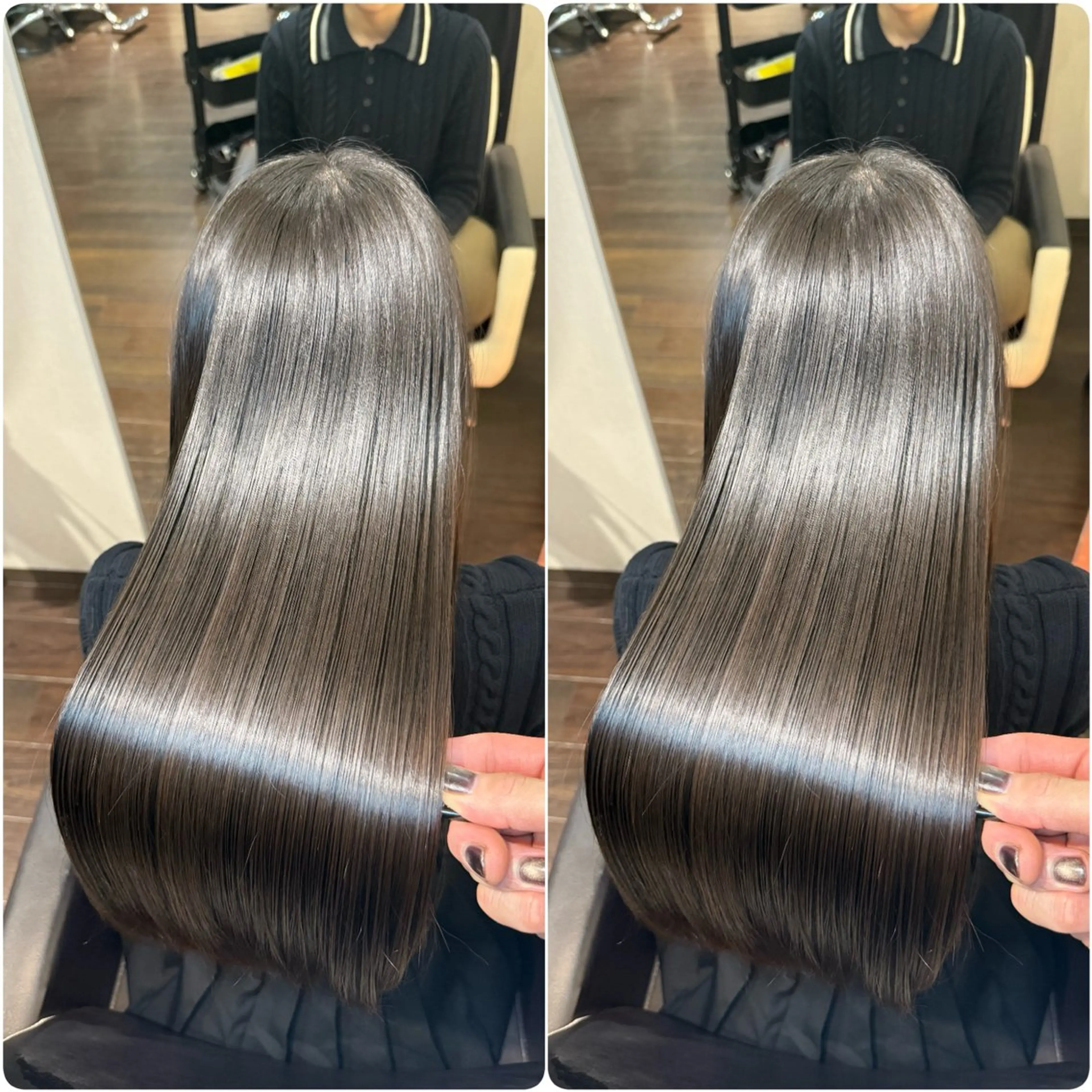 🥹美髪矯正🥹カット+酸性縮毛矯正+ウルトワトリートメントの写真