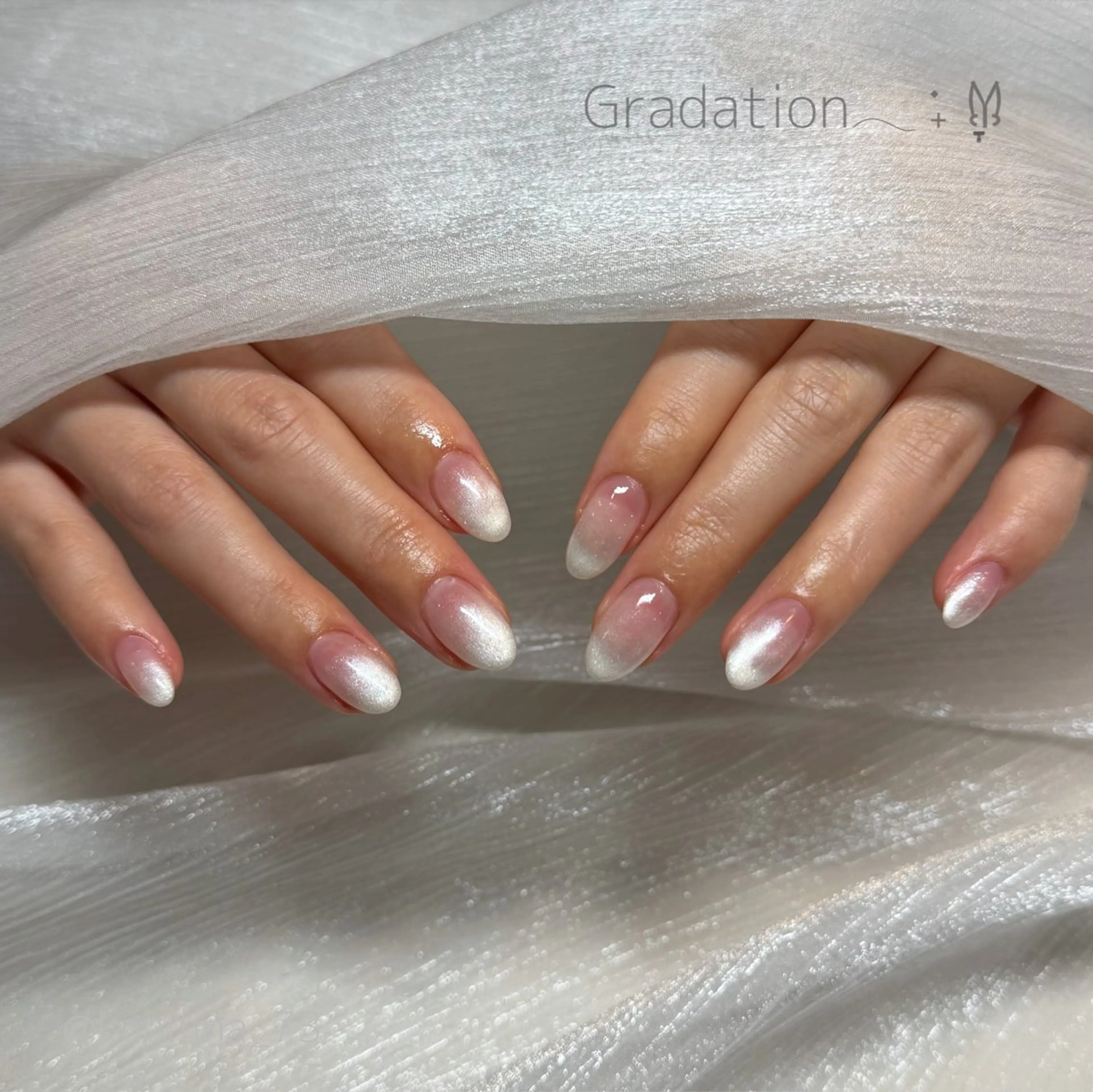 ネイル ホワイト ハンドネイル Nailsalon Ka pilina所属・Kapilina🌺 MOMOのネイルデザイン