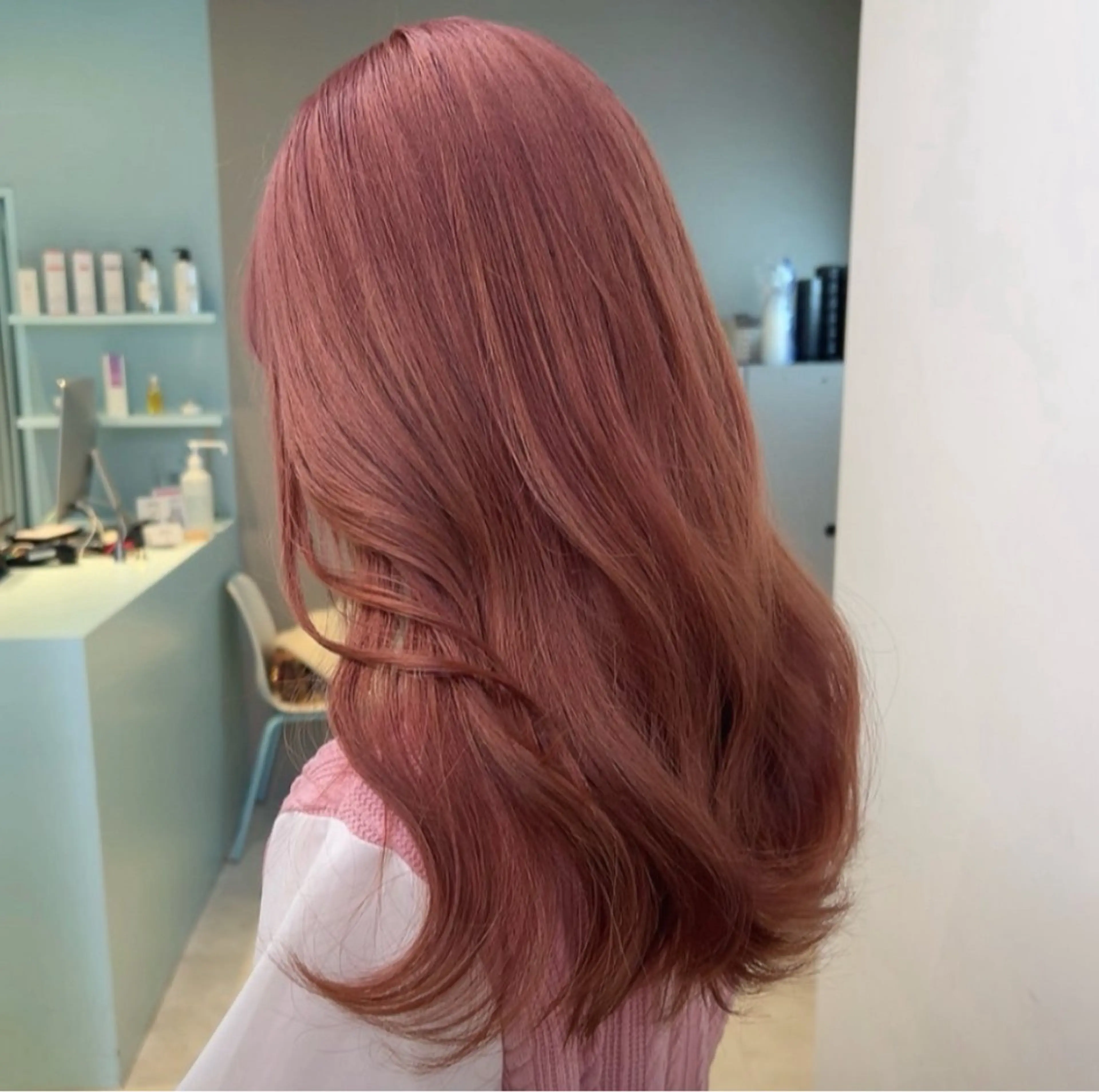 ロング カラー ヘアカラー トリートメント 🎀愛されピンク ラベンダー💜ゆいのヘアスタイル