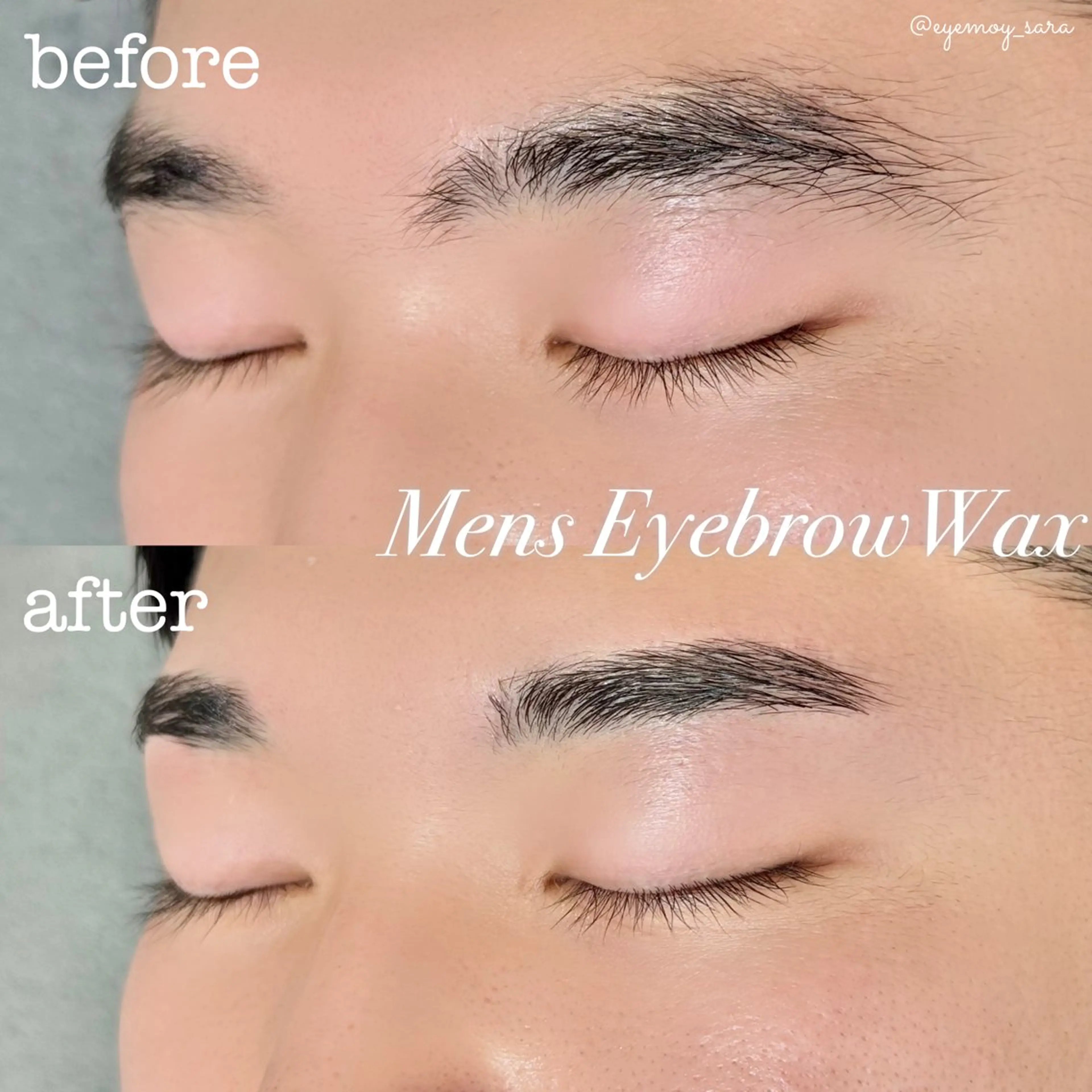 メンズ アイブロウ メンズパーマ ハリウッドブロウリフト sara 🌙のマツエク・マツパデザイン