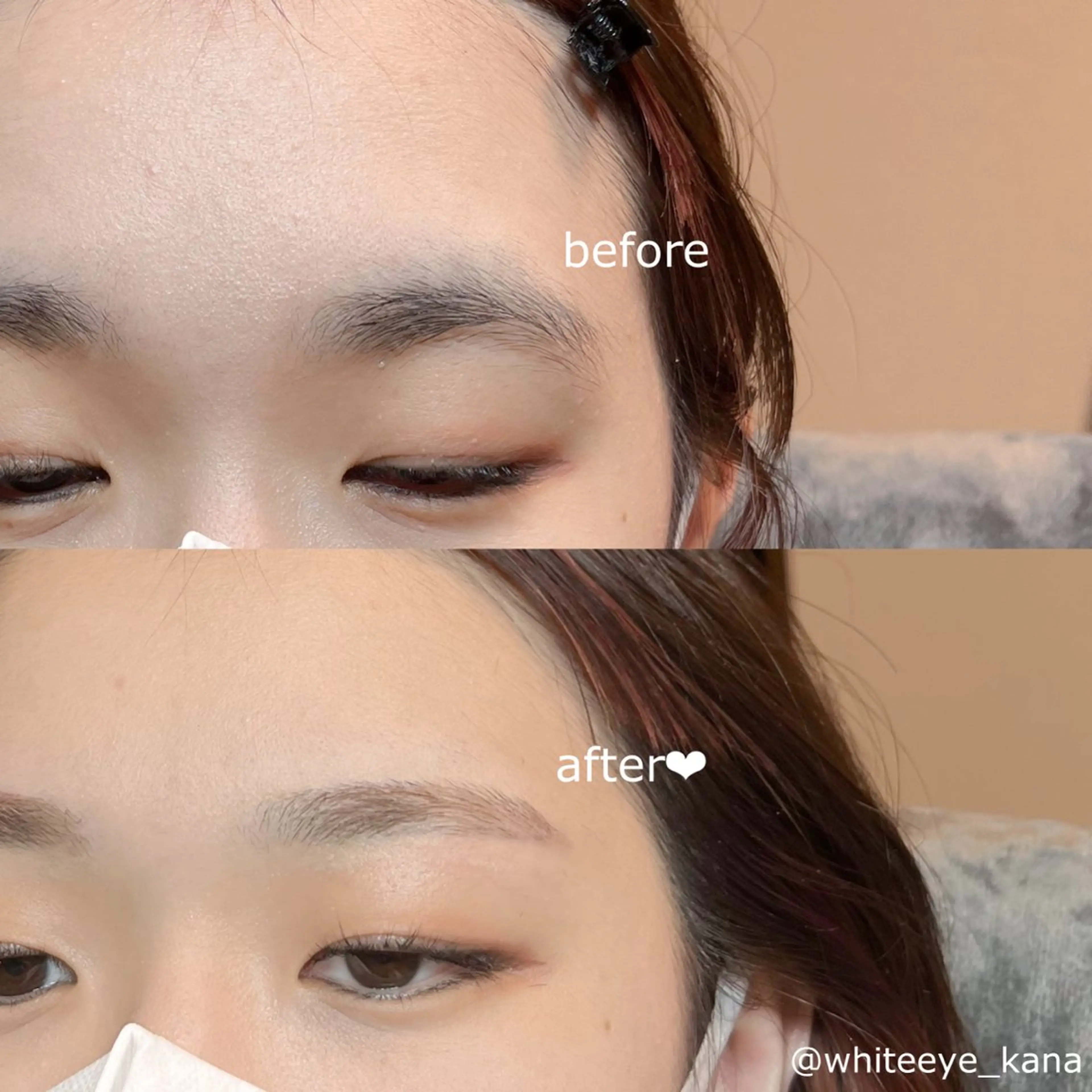 アイブロウ ワックス脱毛 眉カット その他(アイブロウ) WHITEEYE 🤍KANAの眉毛・アイブロウイメージ