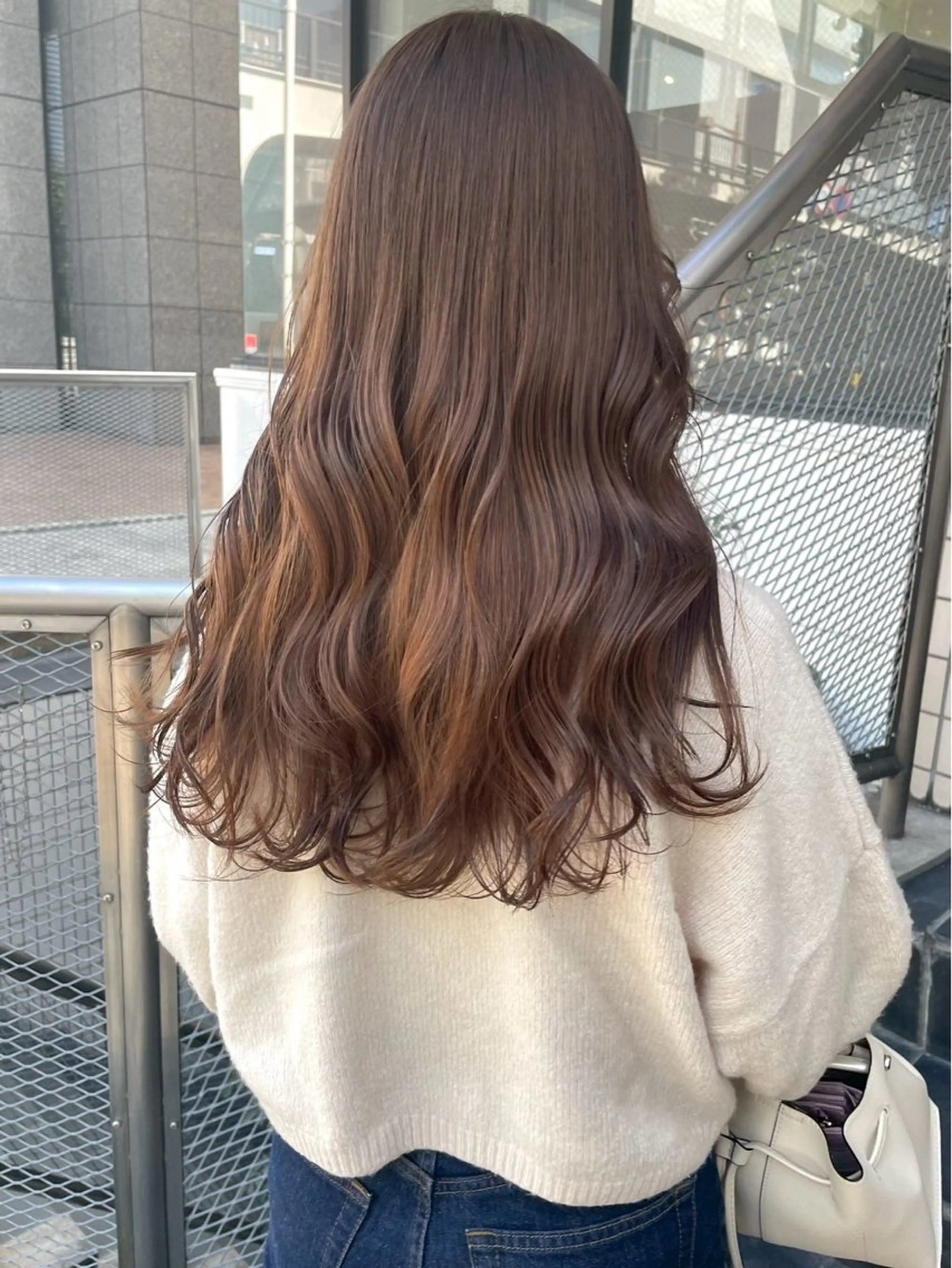 ロング カラー カット ヘアカラー ParveMix🎀 稲垣詞葉のヘアスタイル