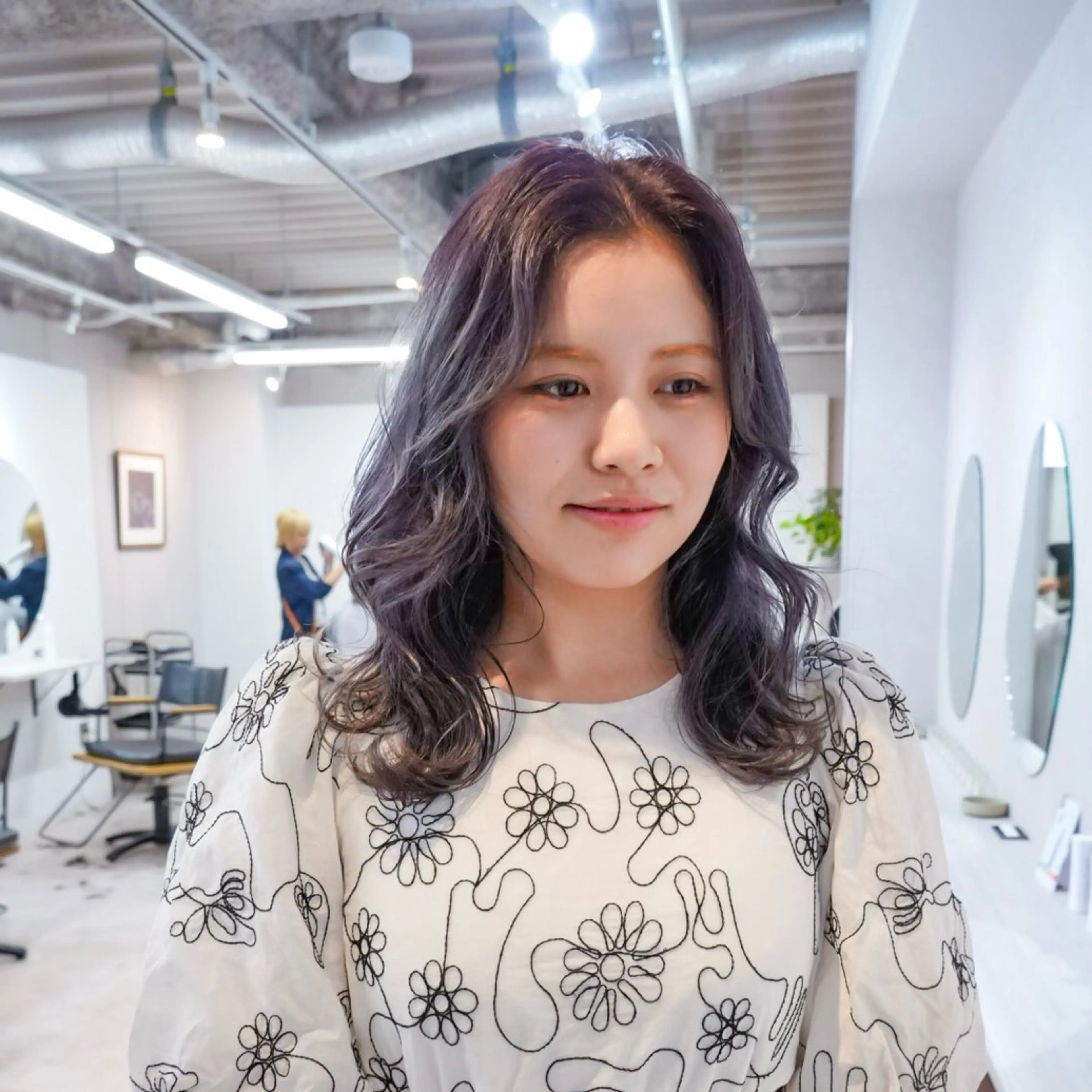 セミロング カラー ブリーチ ケアブリーチ 韓国風ヘア レイヤーカット カット ヘアカラー トリートメント quon RYUYA /レイヤー✂️のその他イメージ