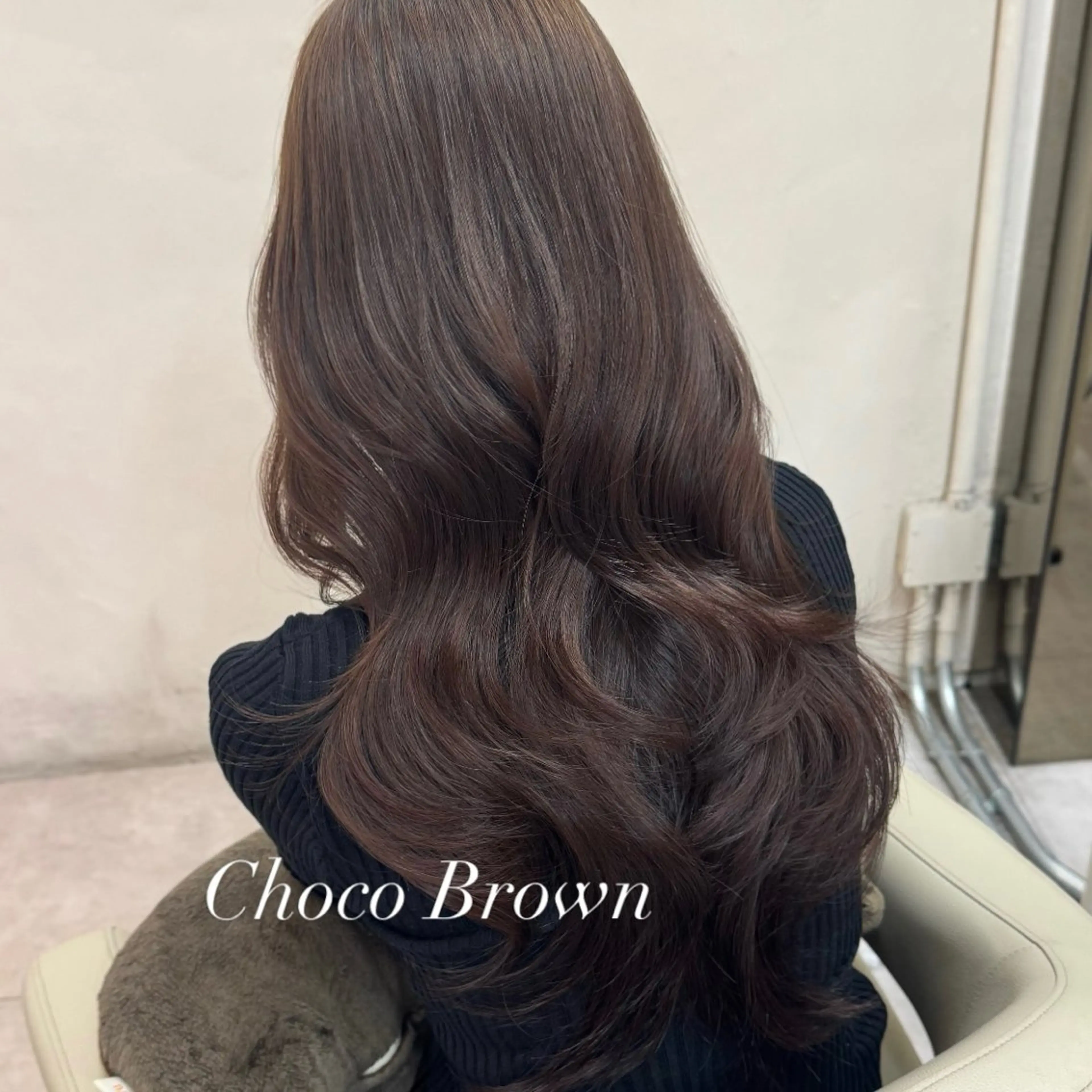 ロング ヘアカラー トリートメント 🤍 韓国ヘア / INORI 🤍のヘアスタイル