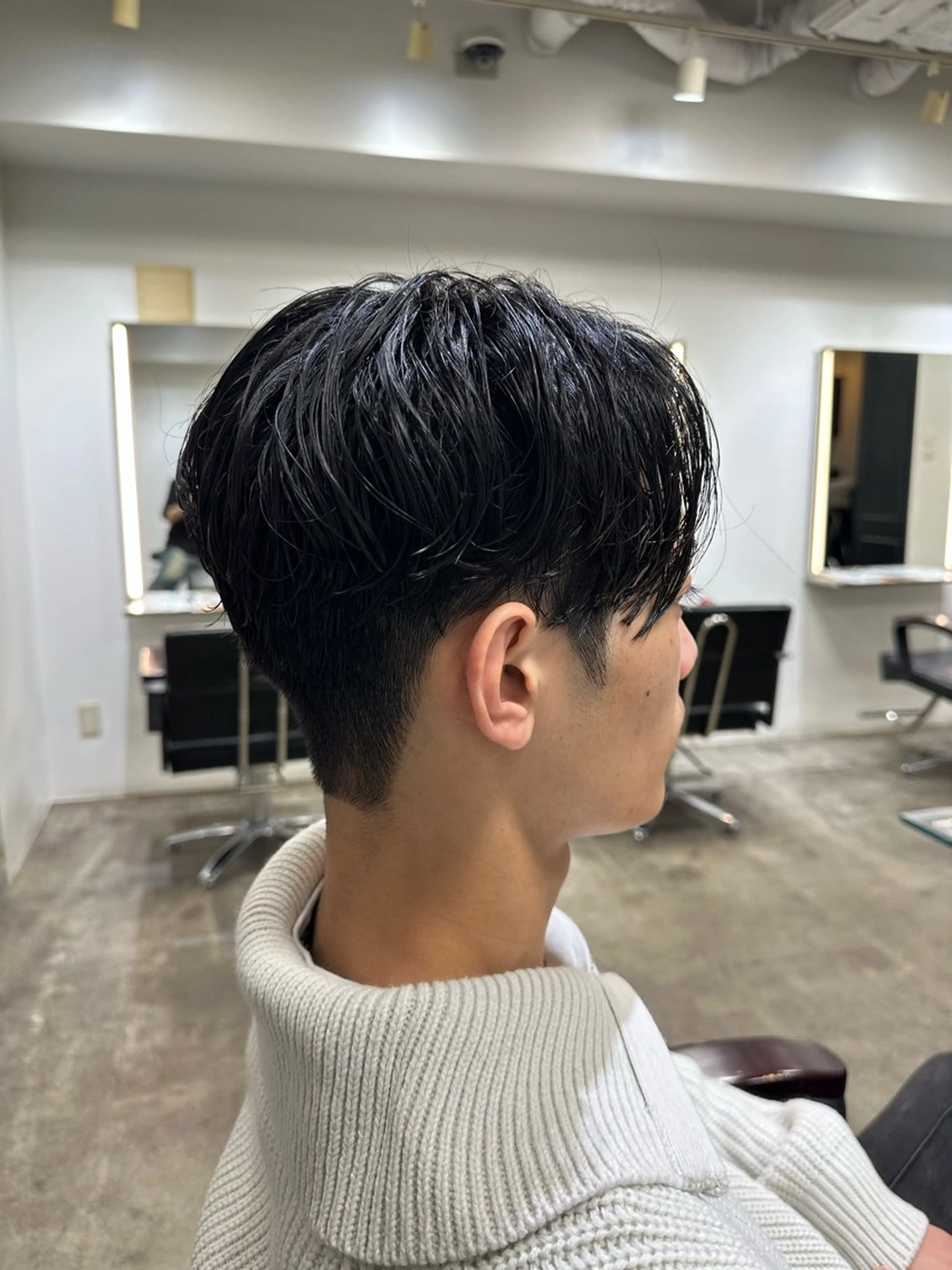 ショート パーマ メンズ メンズパーマ ニュアンスパーマ ボブ/レイヤー/透明 感カラー/dai🌿のヘアスタイル