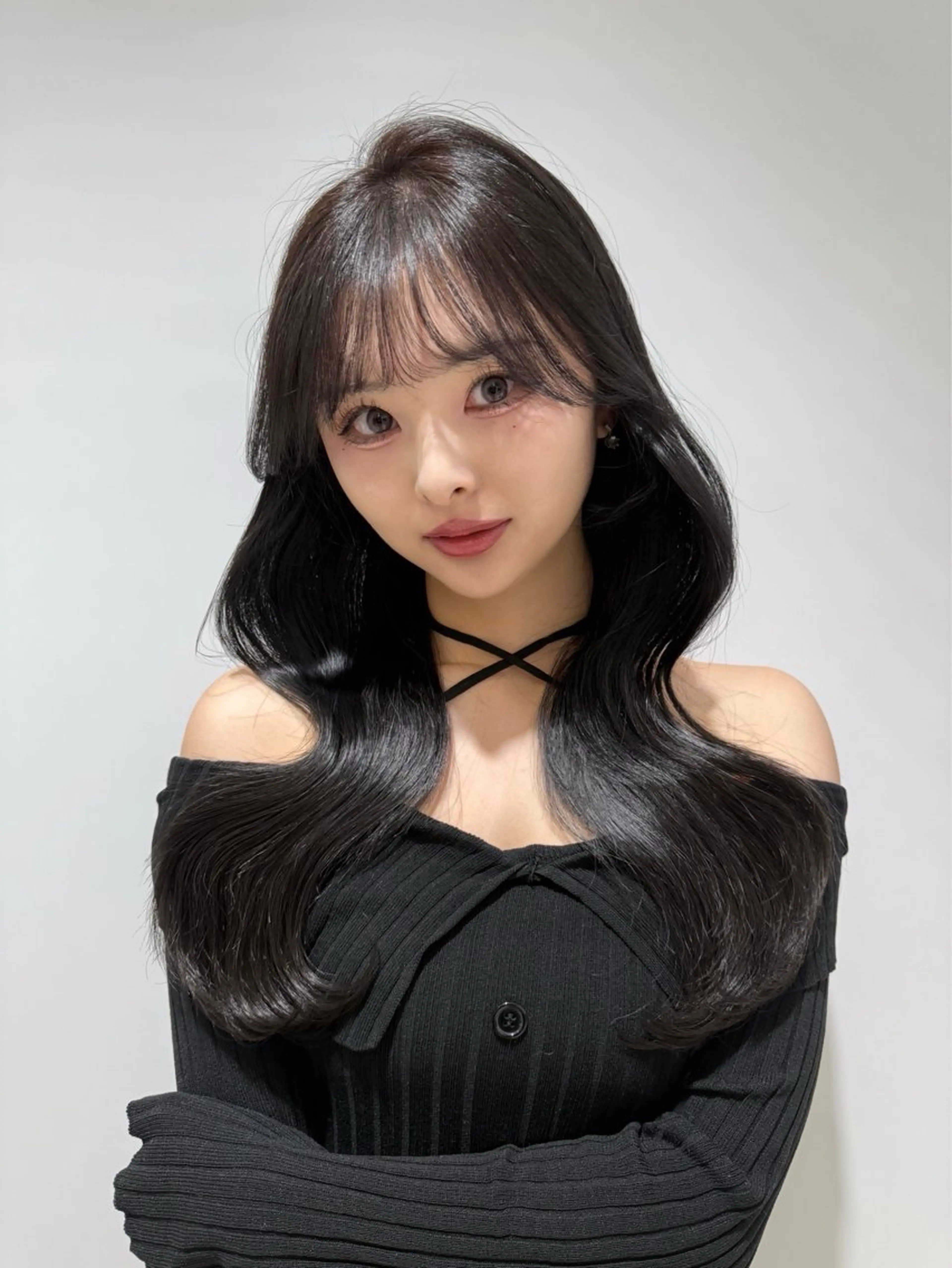 ロング カラー ヘアアレンジ ヘアカラー ヘアセット 玉川 莉瑚のヘアスタイル